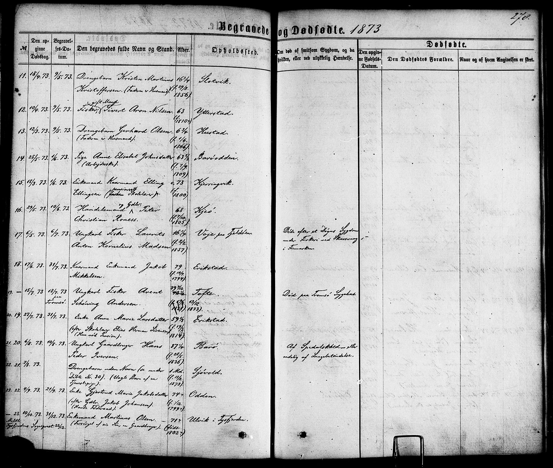 Ministerialprotokoller, klokkerbøker og fødselsregistre - Nordland, SAT/A-1459/872/L1034: Parish register (official) no. 872A09, 1864-1884, p. 278
