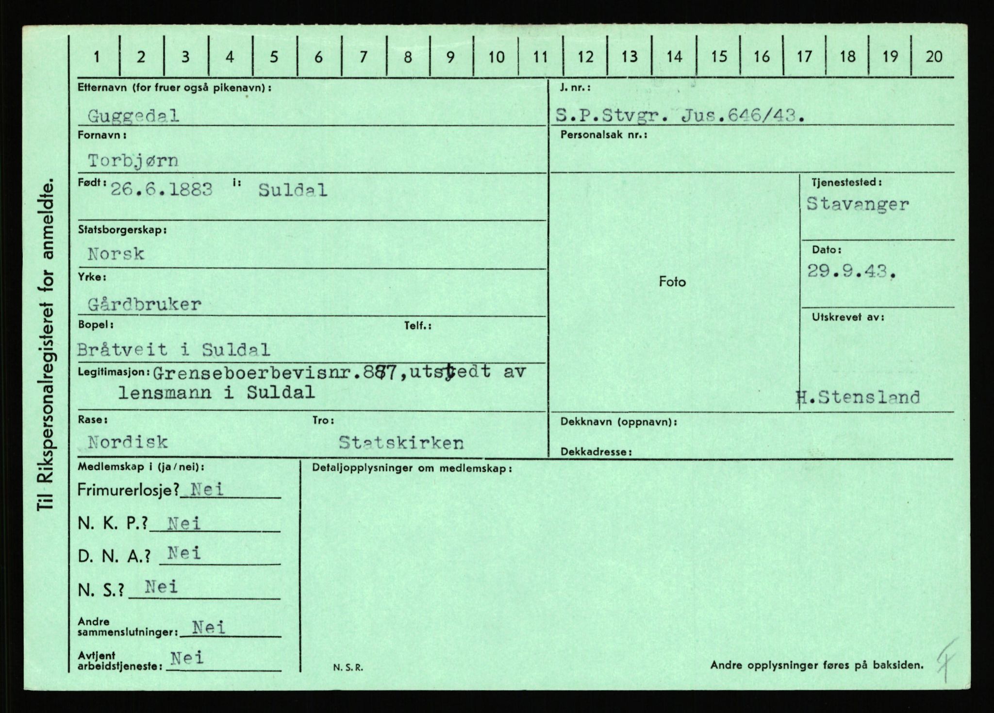 Statspolitiet - Hovedkontoret / Osloavdelingen, AV/RA-S-1329/C/Ca/L0005: Furali - Hamula, 1943-1945, p. 2527