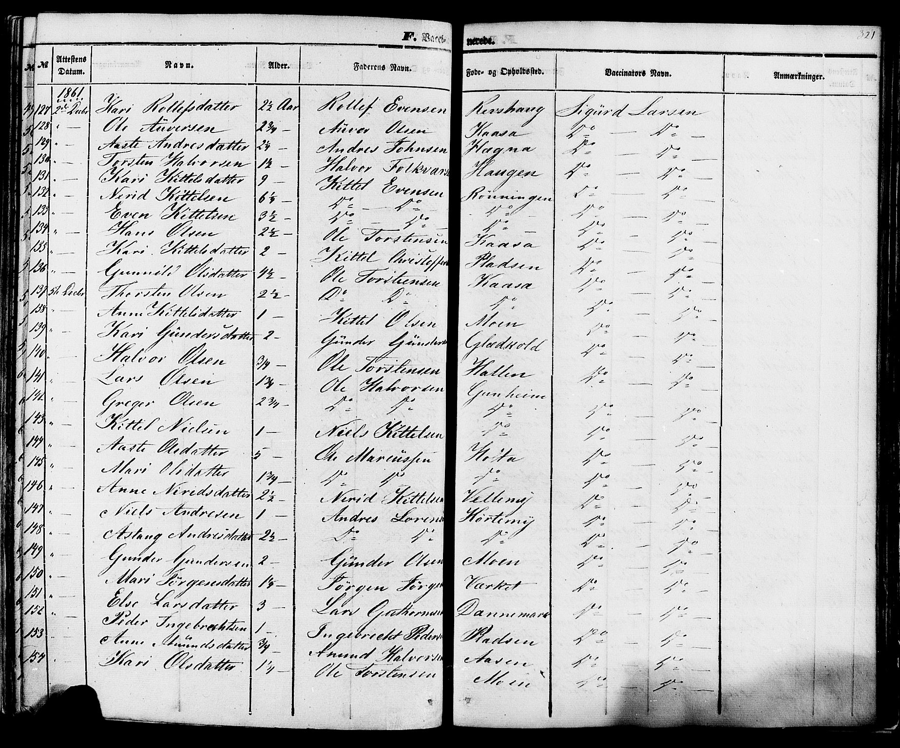 Sauherad kirkebøker, SAKO/A-298/F/Fa/L0007: Parish register (official) no. I 7, 1851-1873, p. 321