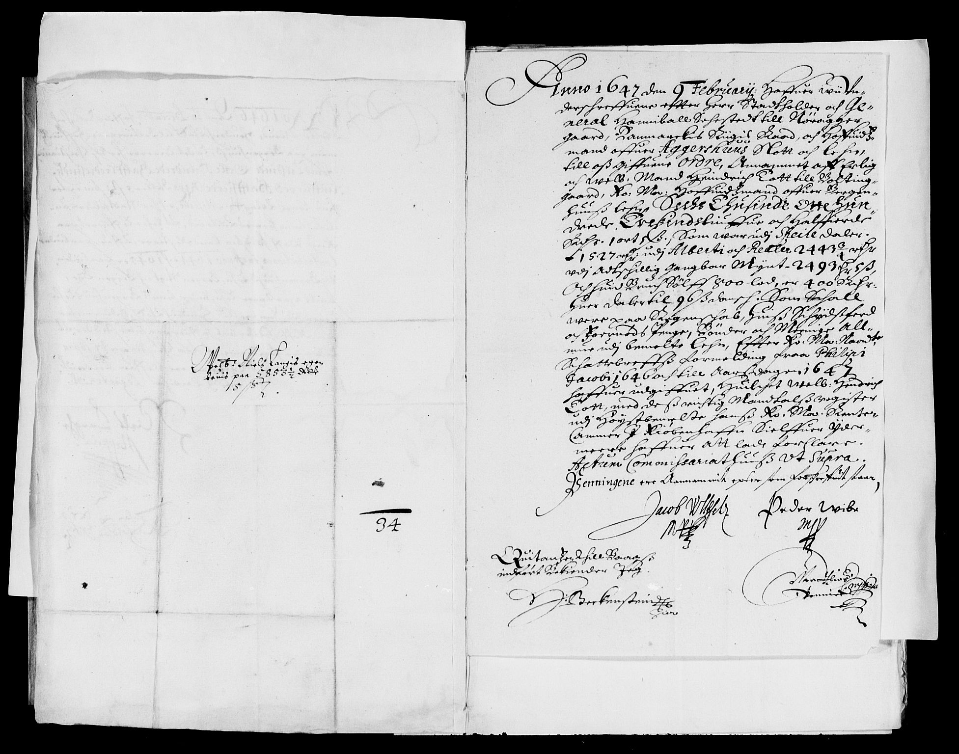 Rentekammeret inntil 1814, Reviderte regnskaper, Lensregnskaper, AV/RA-EA-5023/R/Rb/Rbt/L0108: Bergenhus len, 1641-1648