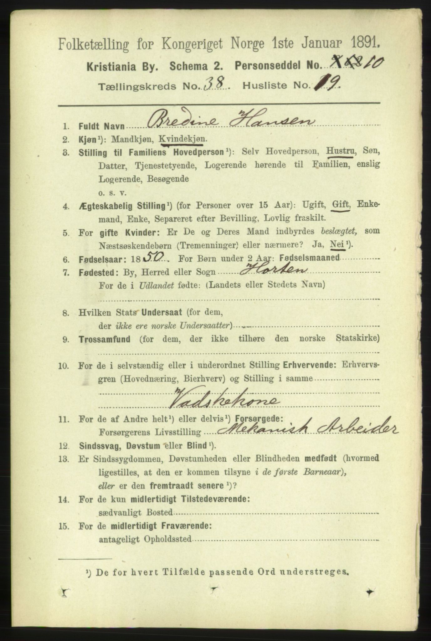 RA, 1891 census for 0301 Kristiania, 1891, p. 21774