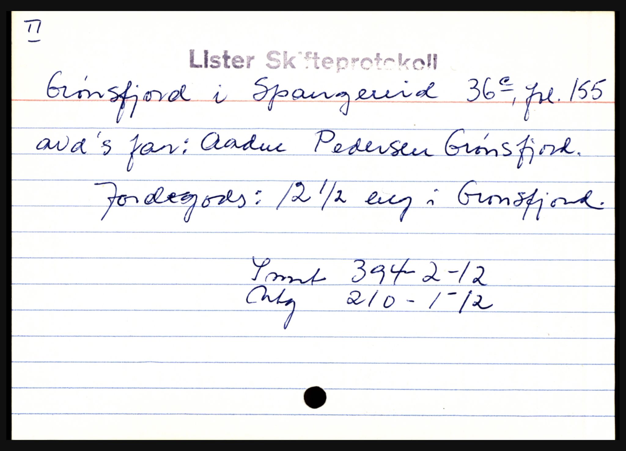 Lister sorenskriveri, AV/SAK-1221-0003/H, p. 12691