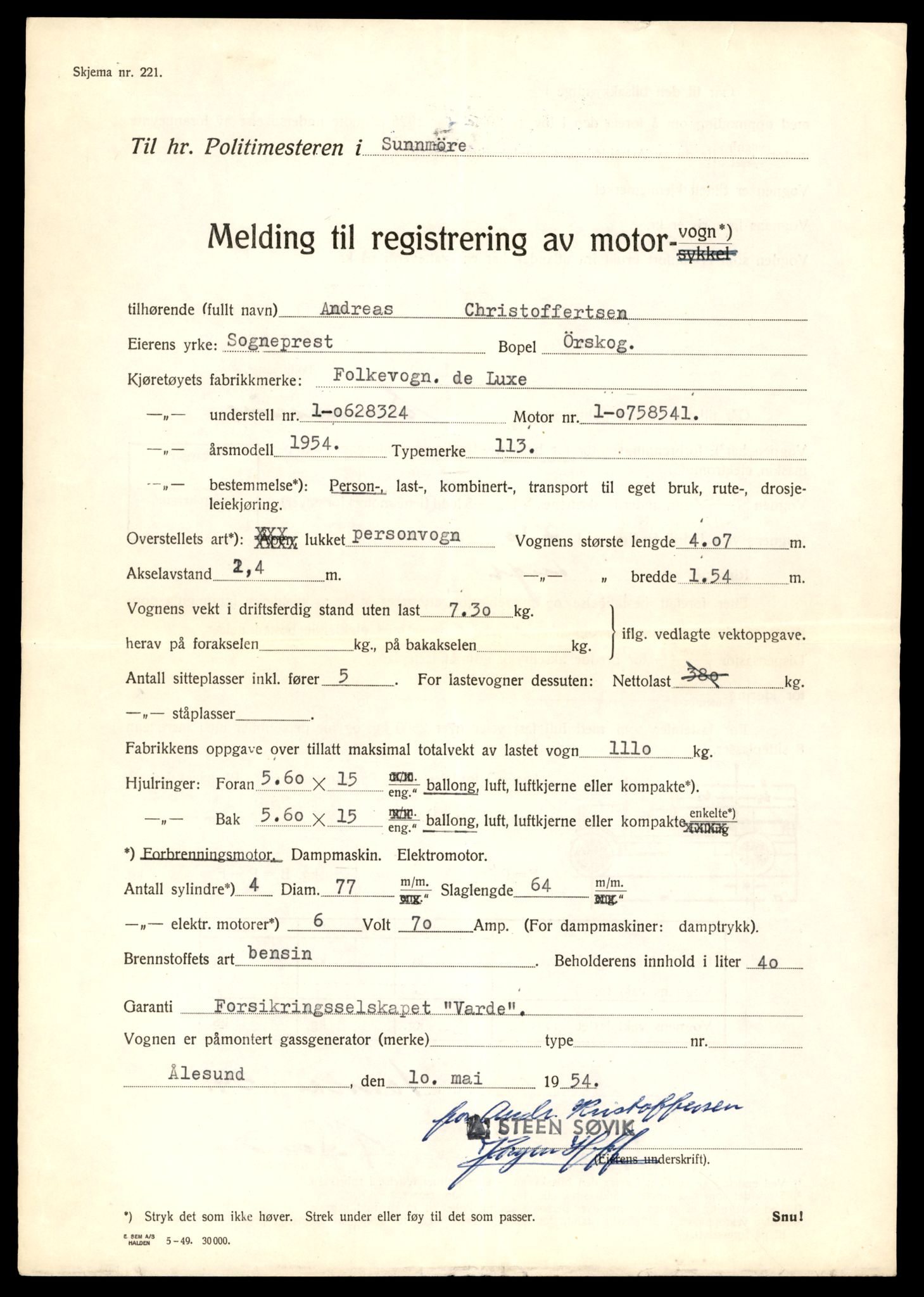 Møre og Romsdal vegkontor - Ålesund trafikkstasjon, SAT/A-4099/F/Fe/L0045: Registreringskort for kjøretøy T 14320 - T 14444, 1927-1998, p. 2301