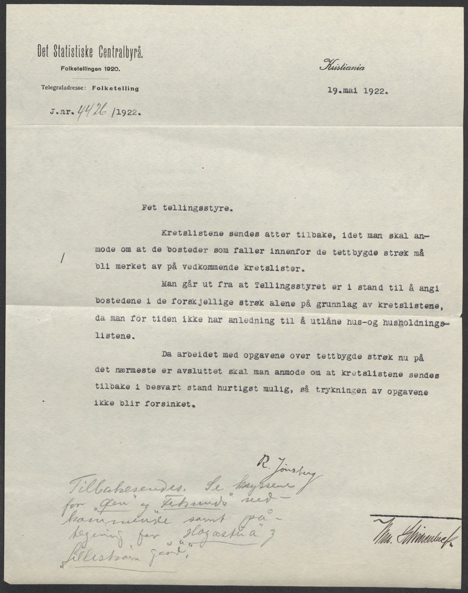 SAO, 1920 census for Fet, 1920, p. 3