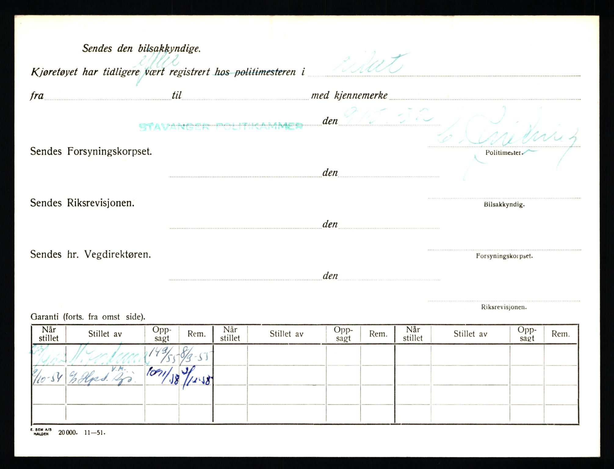 Stavanger trafikkstasjon, AV/SAST-A-101942/0/F/L0011: L-3700 - L-4199, 1930-1971, p. 148