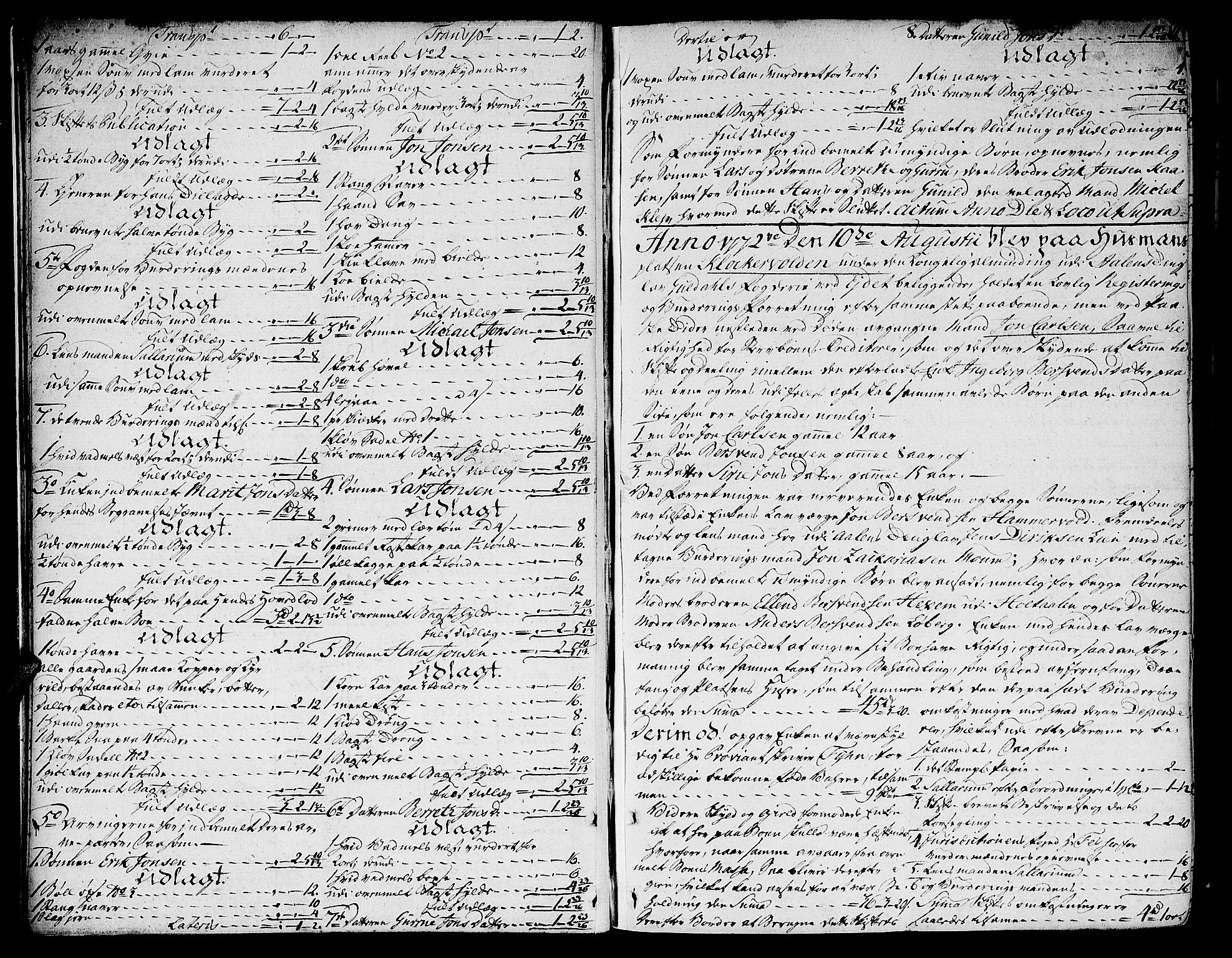 Gauldal sorenskriveri, AV/SAT-A-0014/1/3/3A/L0005: Skifteprotokoll, 1772-1777, p. 10b-11a