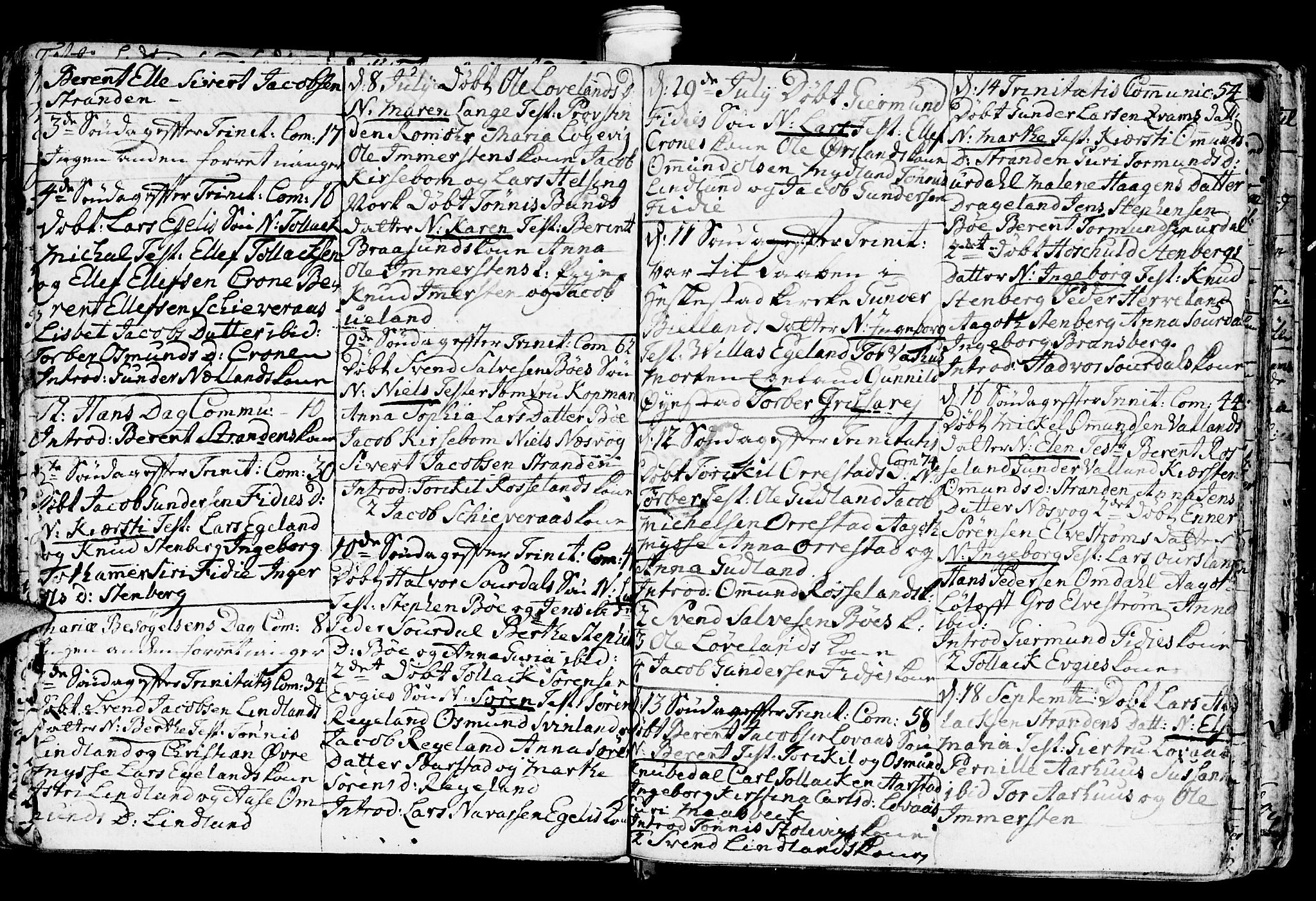 Sokndal sokneprestkontor, AV/SAST-A-101808: Parish register (official) no. A 3, 1740-1806