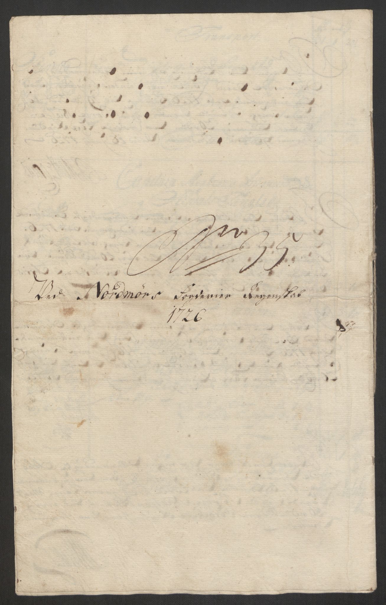 Rentekammeret inntil 1814, Reviderte regnskaper, Fogderegnskap, AV/RA-EA-4092/R56/L3759: Fogderegnskap Nordmøre, 1726, p. 227