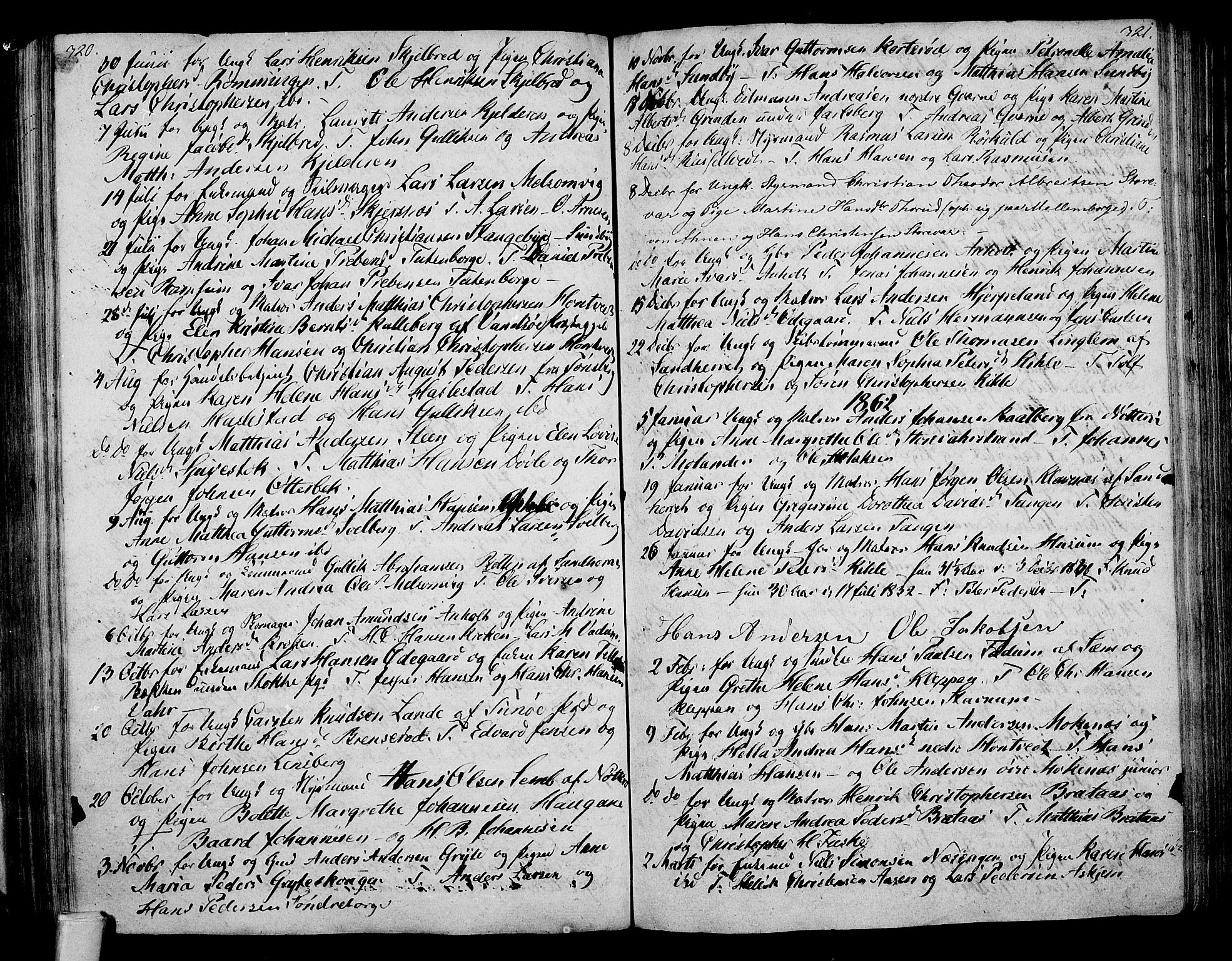 Stokke kirkebøker, SAKO/A-320/F/Fa/L0004: Parish register (official) no. I 4, 1804-1815, p. 320-321