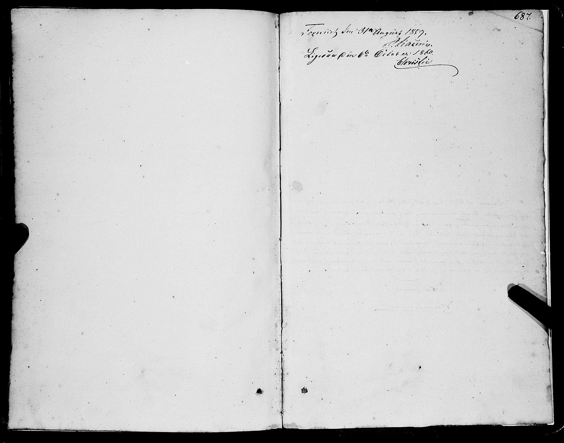 Gaular sokneprestembete, SAB/A-80001/H/Haa: Parish register (official) no. A 4II, 1841-1859, p. 687