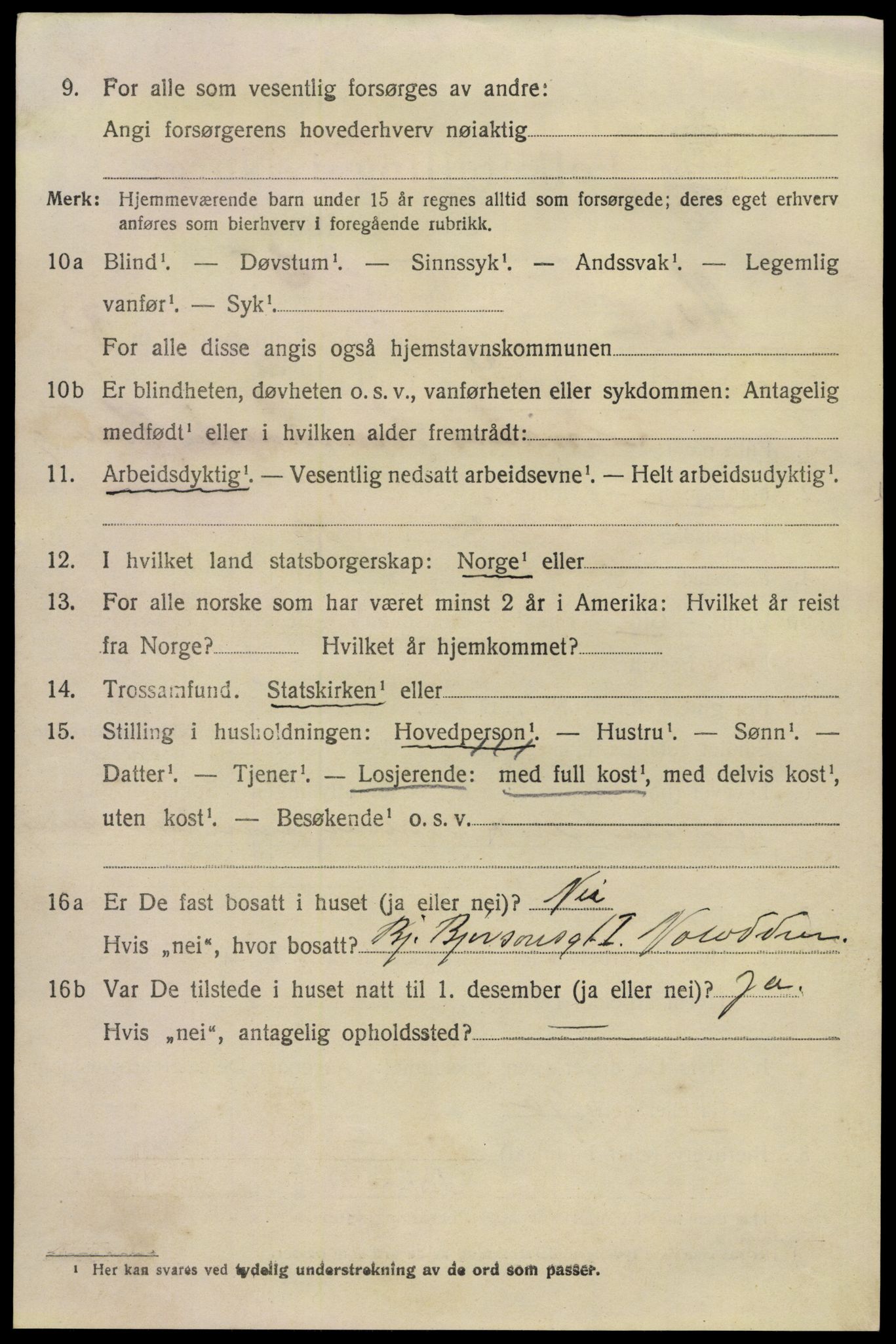 SAKO, 1920 census for Hovin, 1920, p. 1738