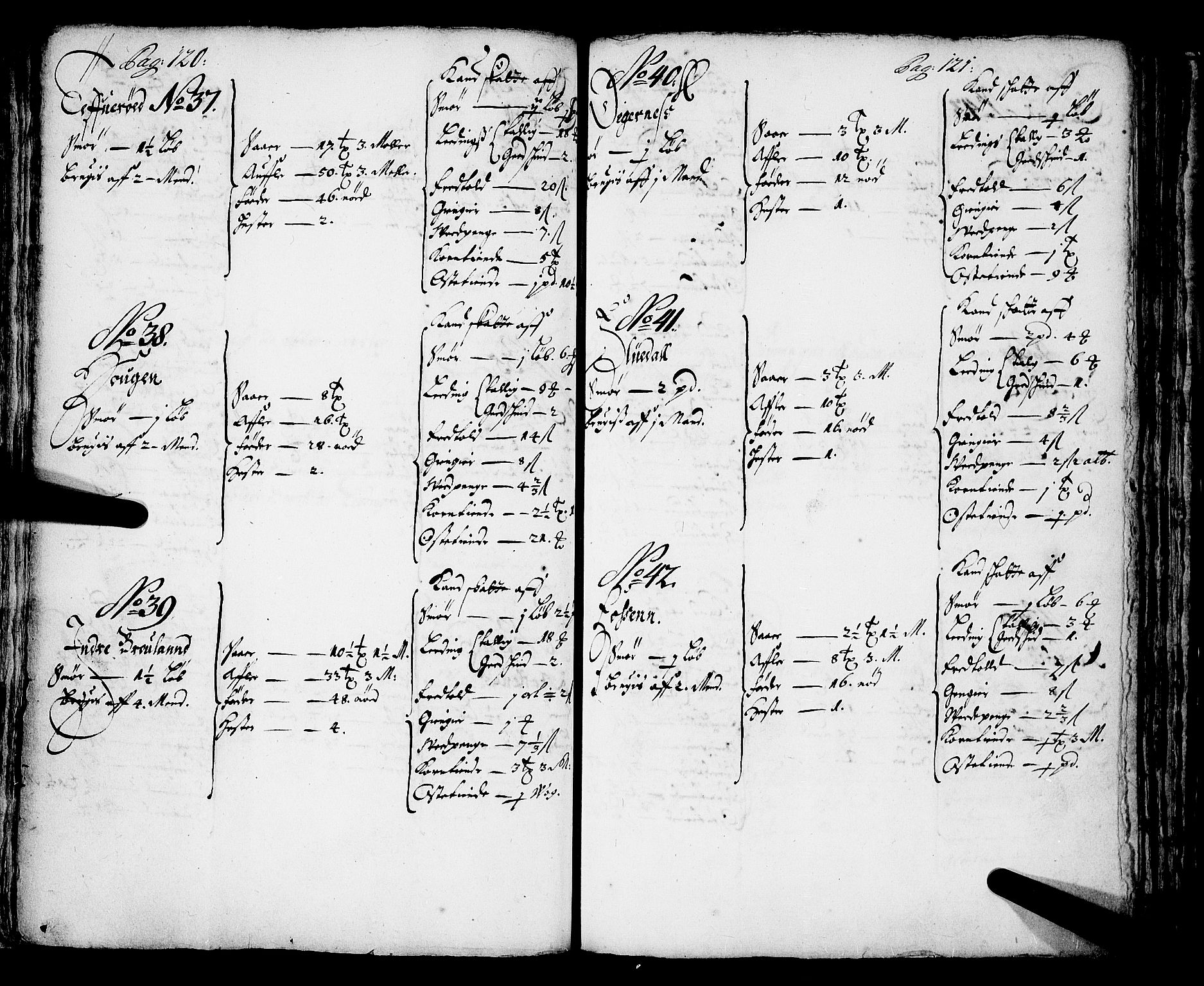 Rentekammeret inntil 1814, Realistisk ordnet avdeling, AV/RA-EA-4070/N/Nb/Nba/L0043: Sunnfjord fogderi, 1667, p. 120-121