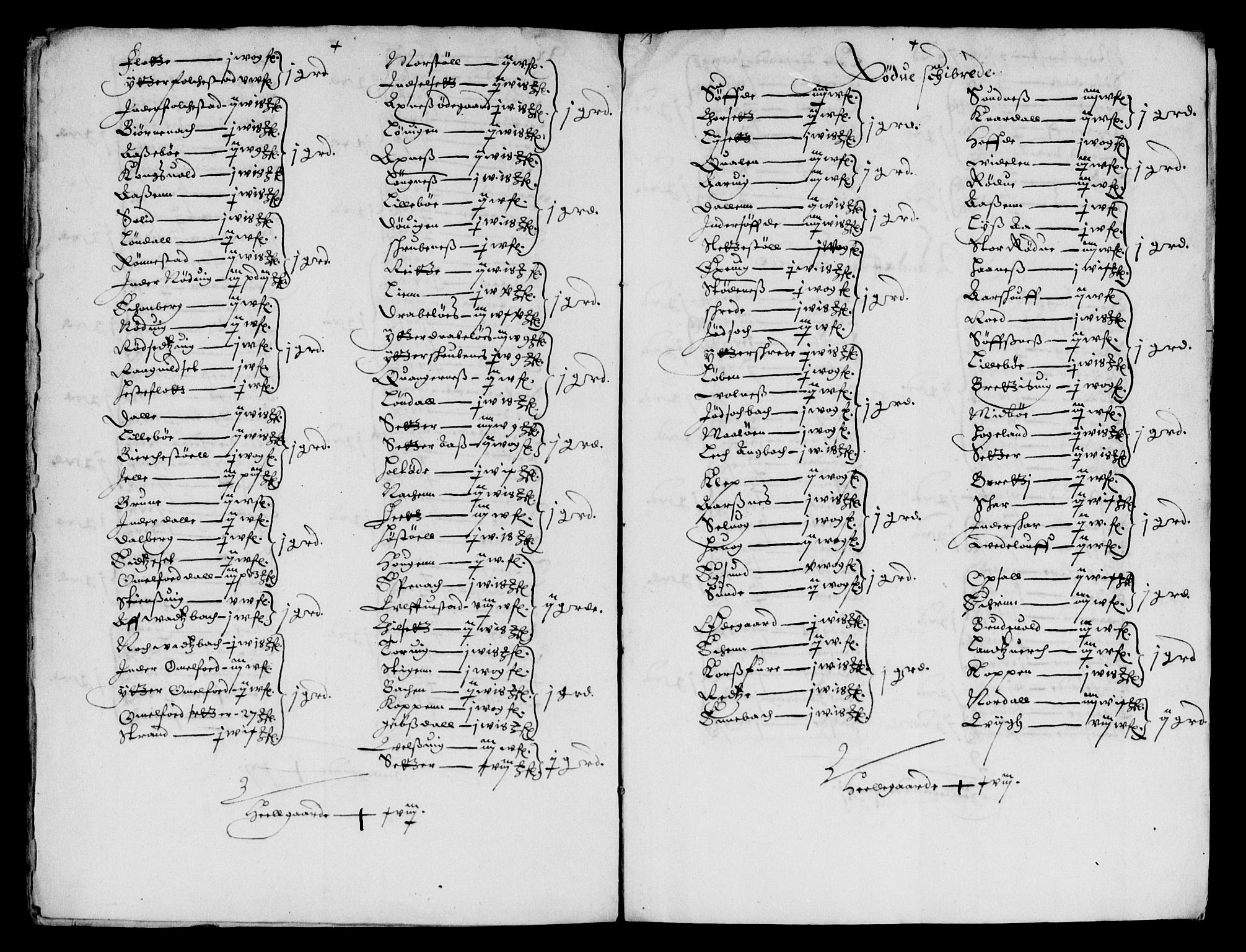 Rentekammeret inntil 1814, Reviderte regnskaper, Lensregnskaper, RA/EA-5023/R/Rb/Rbt/L0098: Bergenhus len, 1642-1644