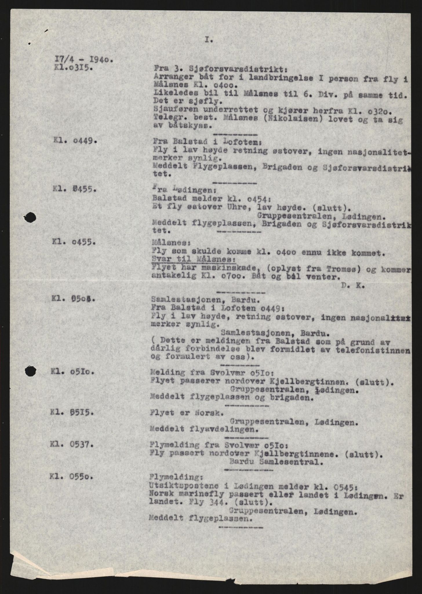 Forsvaret, Forsvarets krigshistoriske avdeling, RA/RAFA-2017/Y/Yb/L0133: II-C-11-600  -  6. Divisjon: Divisjonskommandoen, 1940, p. 635