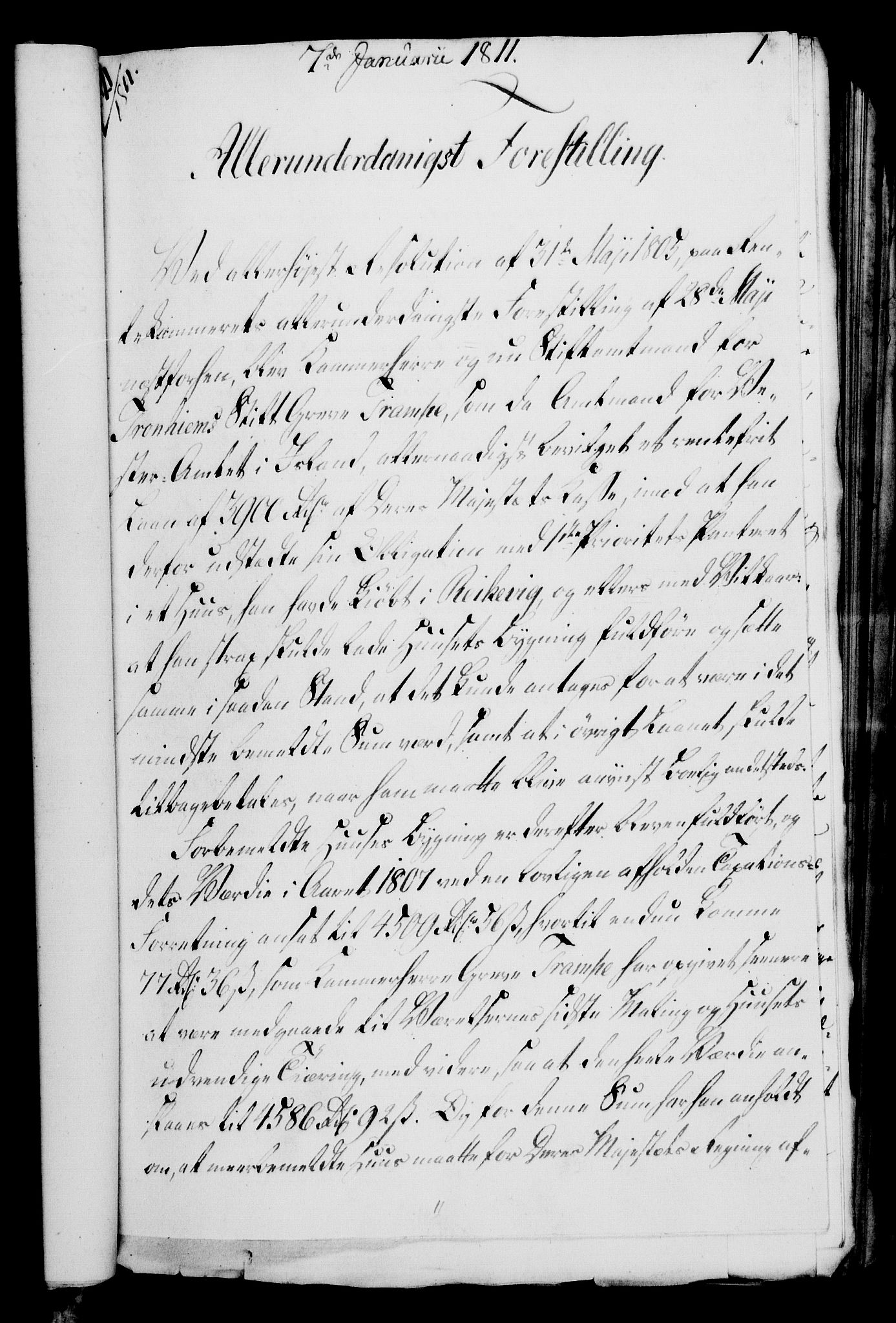 Rentekammeret, Kammerkanselliet, RA/EA-3111/G/Gf/Gfa/L0093: Norsk relasjons- og resolusjonsprotokoll (merket RK 52.93), 1811, p. 30
