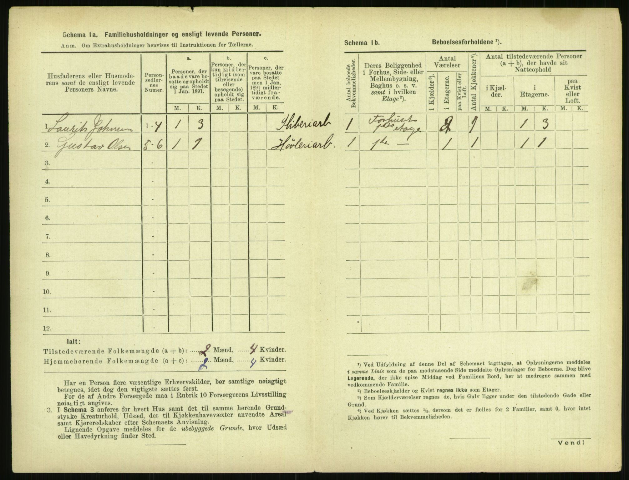 RA, 1891 census for 0806 Skien, 1891, p. 689