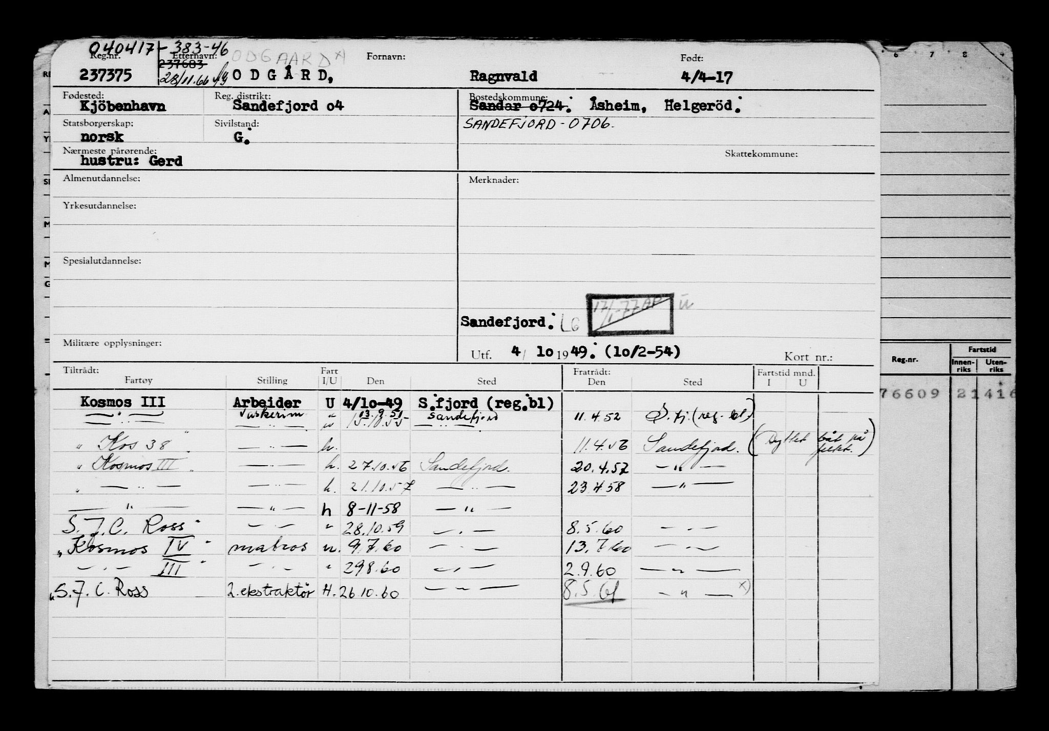 Direktoratet for sjømenn, AV/RA-S-3545/G/Gb/L0147: Hovedkort, 1917, p. 446