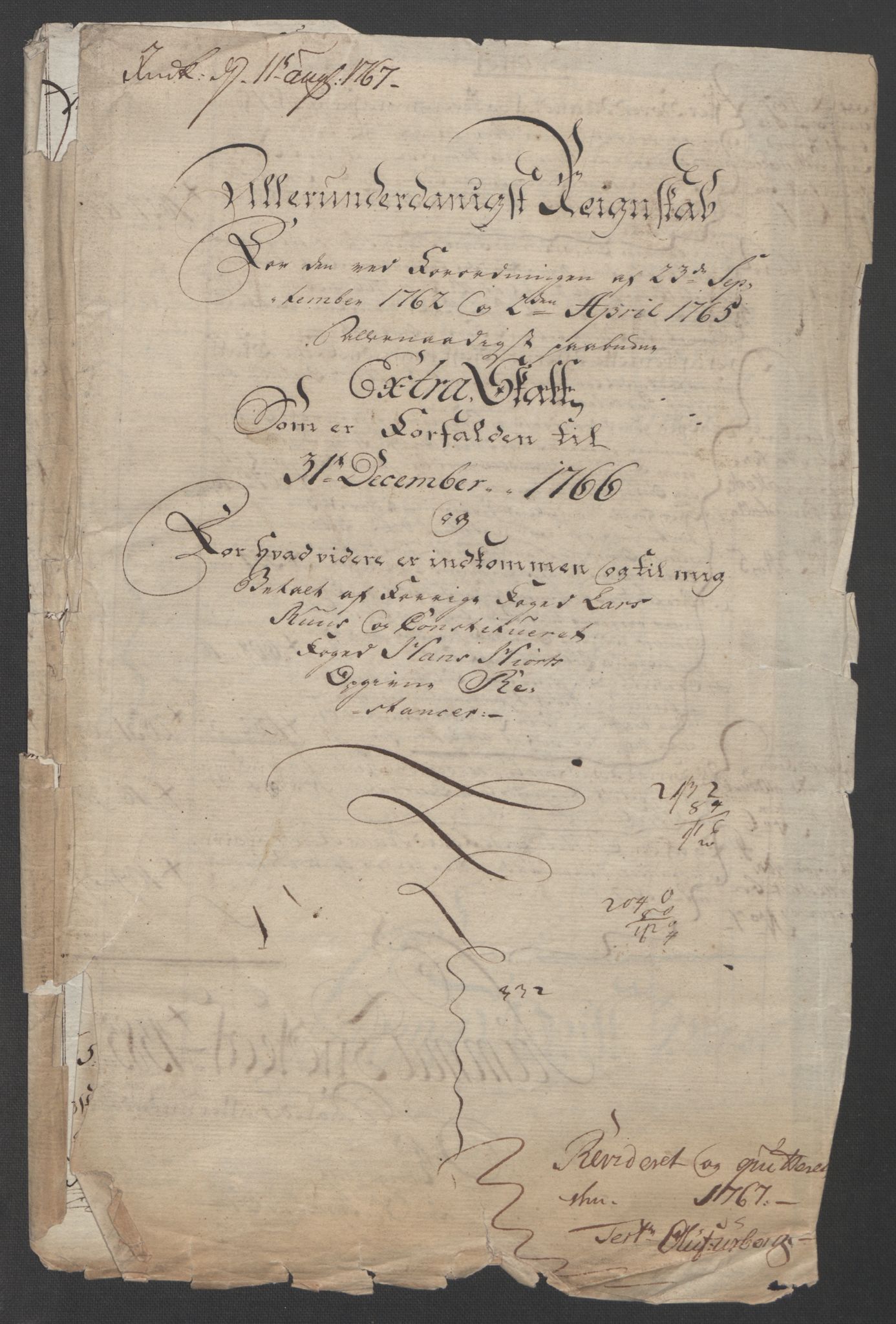 Rentekammeret inntil 1814, Reviderte regnskaper, Fogderegnskap, RA/EA-4092/R14/L0959: Ekstraskatten Solør og Odal, 1763-1770, p. 525