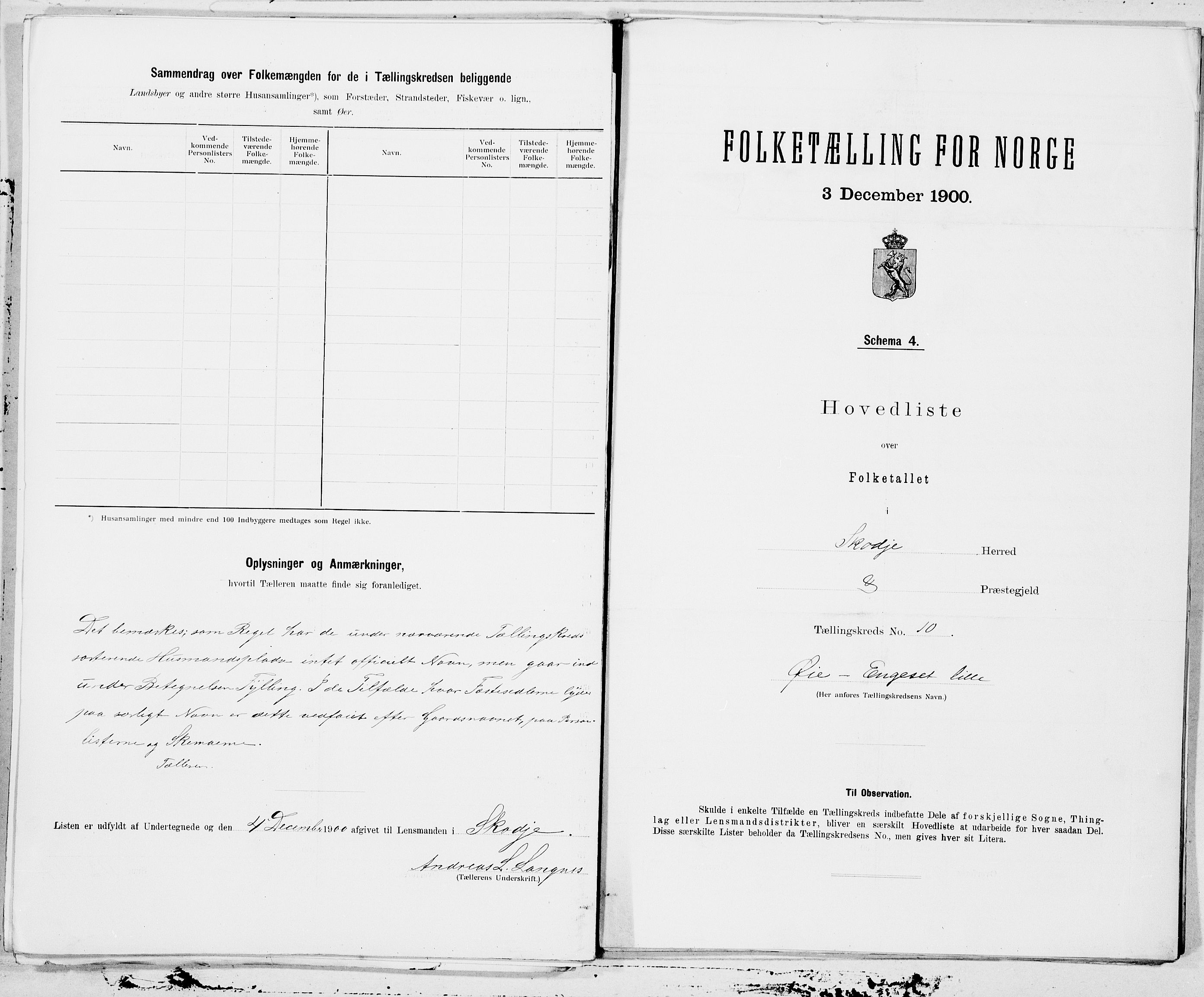 SAT, 1900 census for Skodje, 1900, p. 20