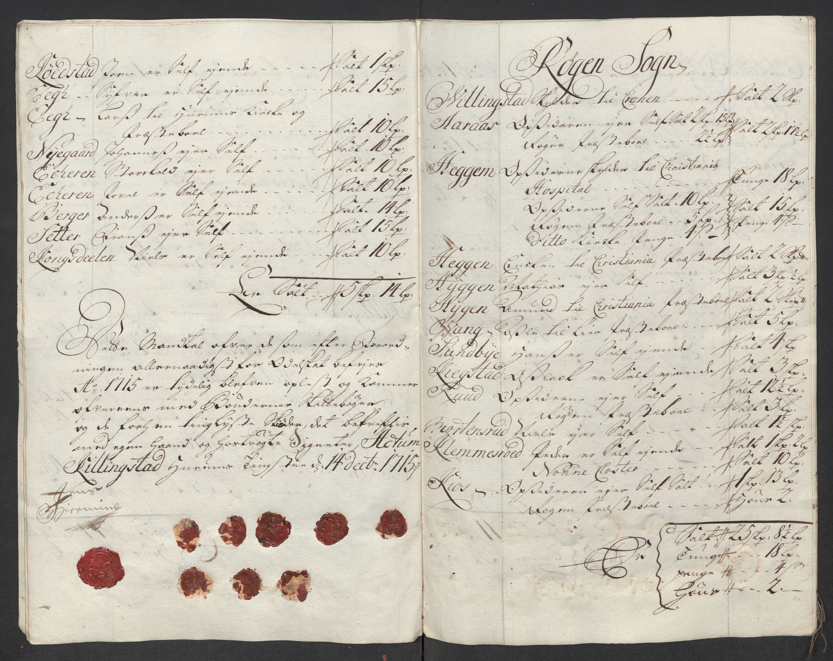 Rentekammeret inntil 1814, Reviderte regnskaper, Fogderegnskap, RA/EA-4092/R31/L1710: Fogderegnskap Hurum, Røyken, Eiker, Lier og Buskerud, 1715-1716, p. 171