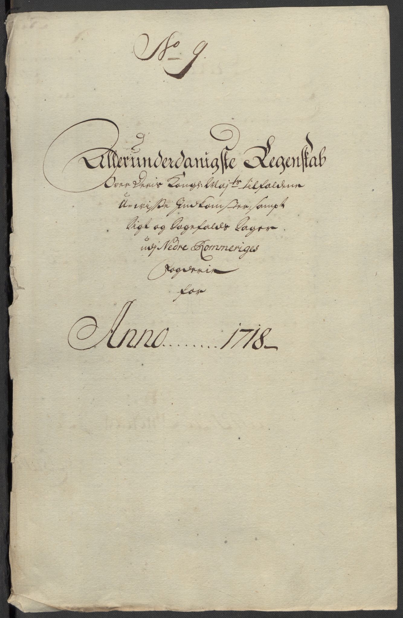 Rentekammeret inntil 1814, Reviderte regnskaper, Fogderegnskap, RA/EA-4092/R11/L0600: Fogderegnskap Nedre Romerike, 1718, p. 178
