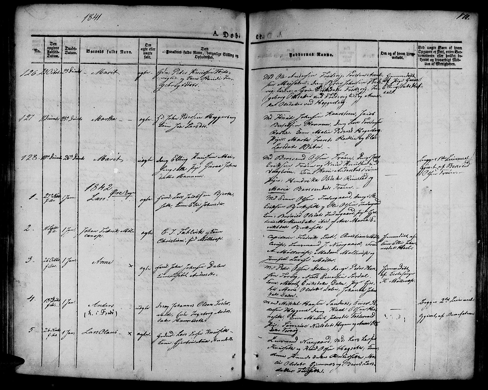 Ministerialprotokoller, klokkerbøker og fødselsregistre - Møre og Romsdal, AV/SAT-A-1454/586/L0983: Parish register (official) no. 586A09, 1829-1843, p. 170