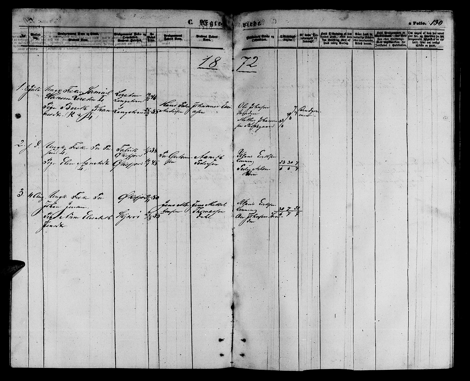 Loppa sokneprestkontor, AV/SATØ-S-1339/H/Hb/L0004klokker: Parish register (copy) no. 4, 1864-1880, p. 130