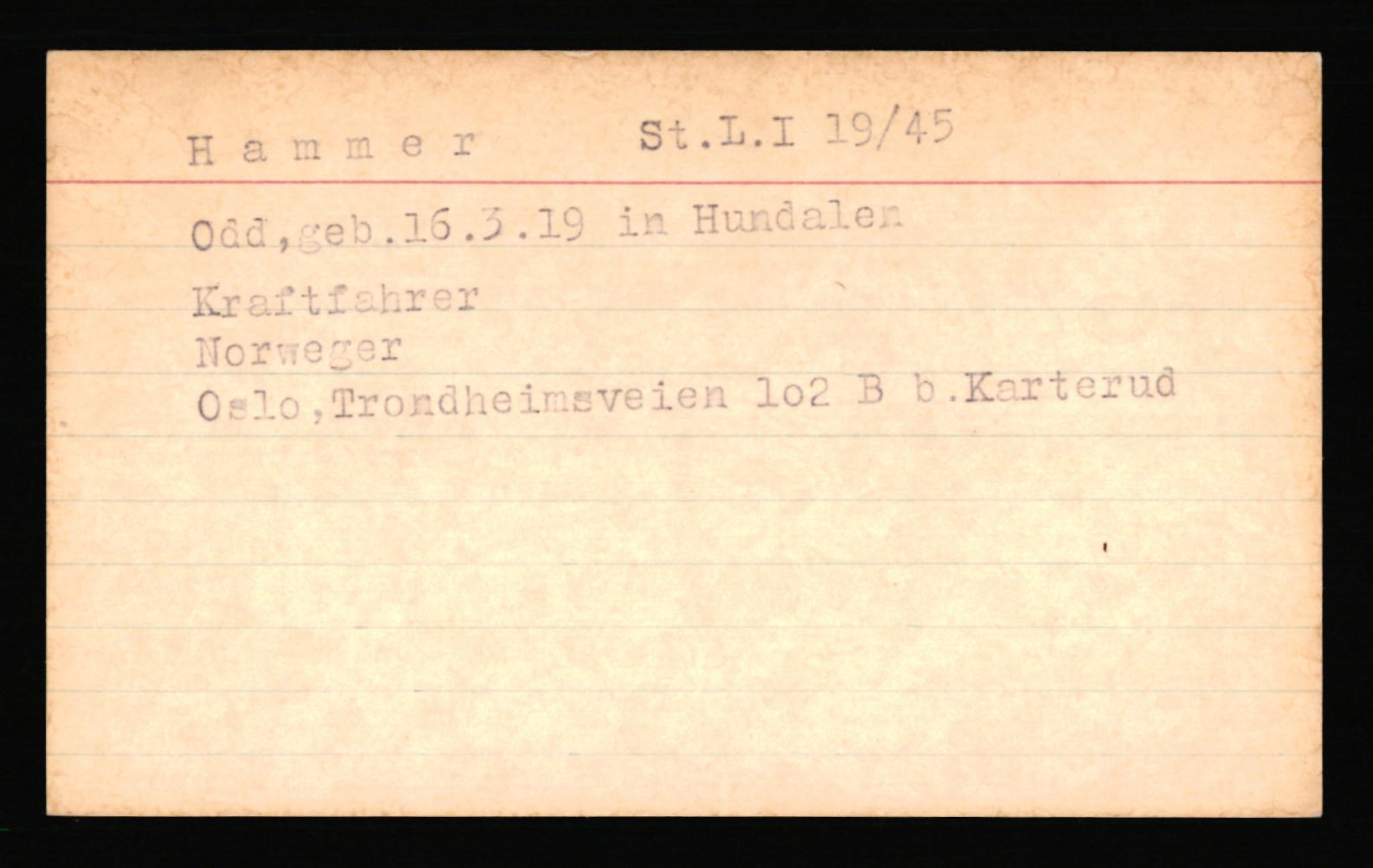 SS- und Polizeigericht Nord (IX), AV/RA-RAFA-3182/0001/C/Ca/L0003: kartotekkort for personer alfabetisk på etternavn: H-Joha, 1940-1945, p. 4