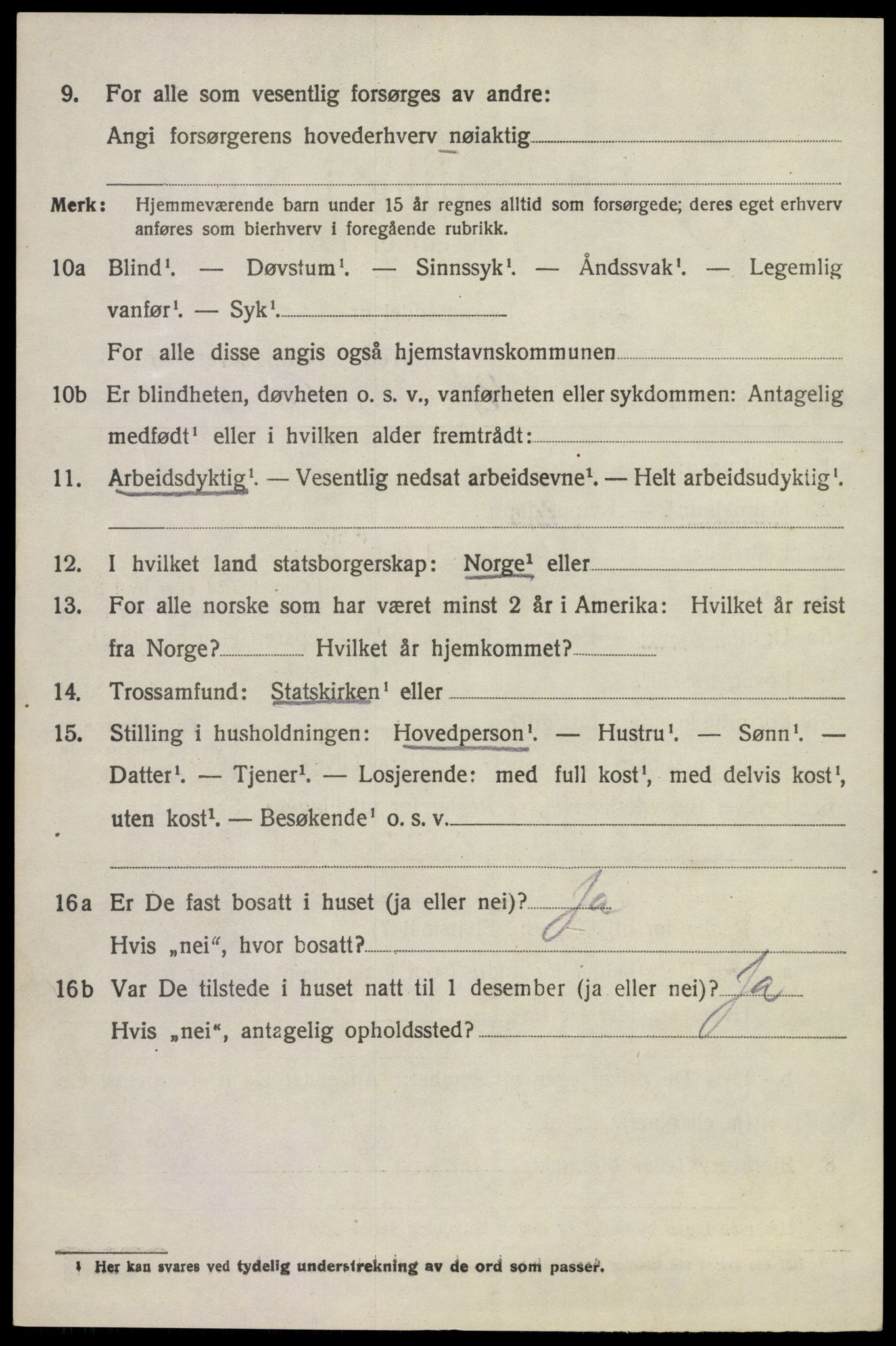 SAKO, 1920 census for Brunlanes, 1920, p. 6142
