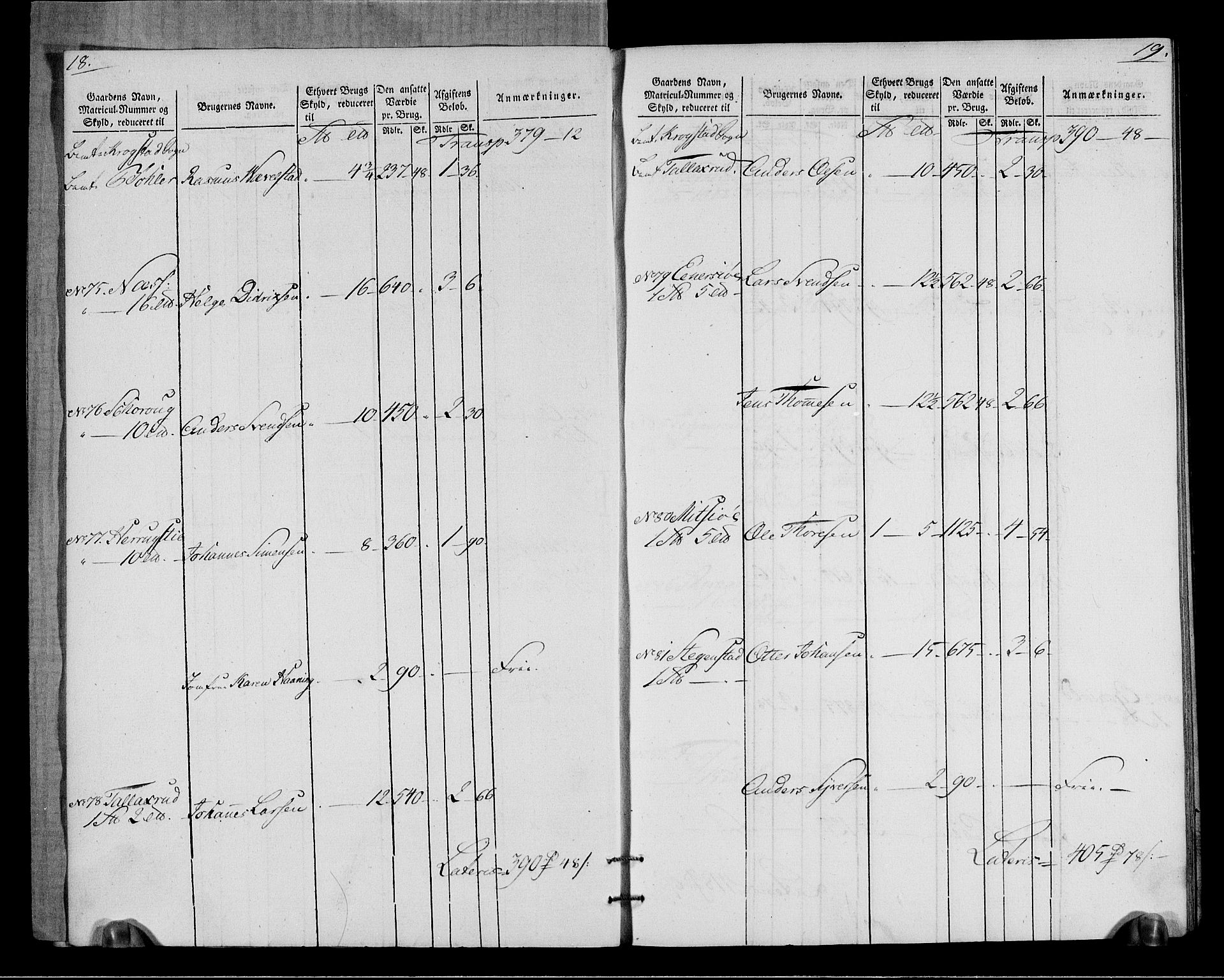 Rentekammeret inntil 1814, Realistisk ordnet avdeling, AV/RA-EA-4070/N/Ne/Nea/L0015: Follo fogderi. Oppebørselsregister, 1803-1804, p. 12