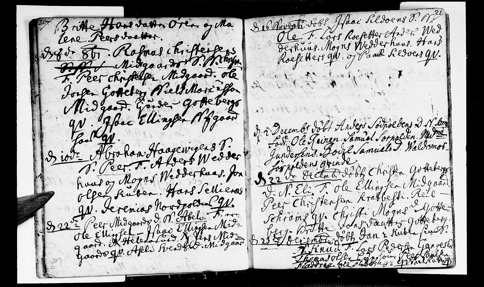 Selje sokneprestembete, AV/SAB-A-99938/H/Ha/Haa/Haaa: Parish register (official) no. A 4, 1743-1759, p. 20-21