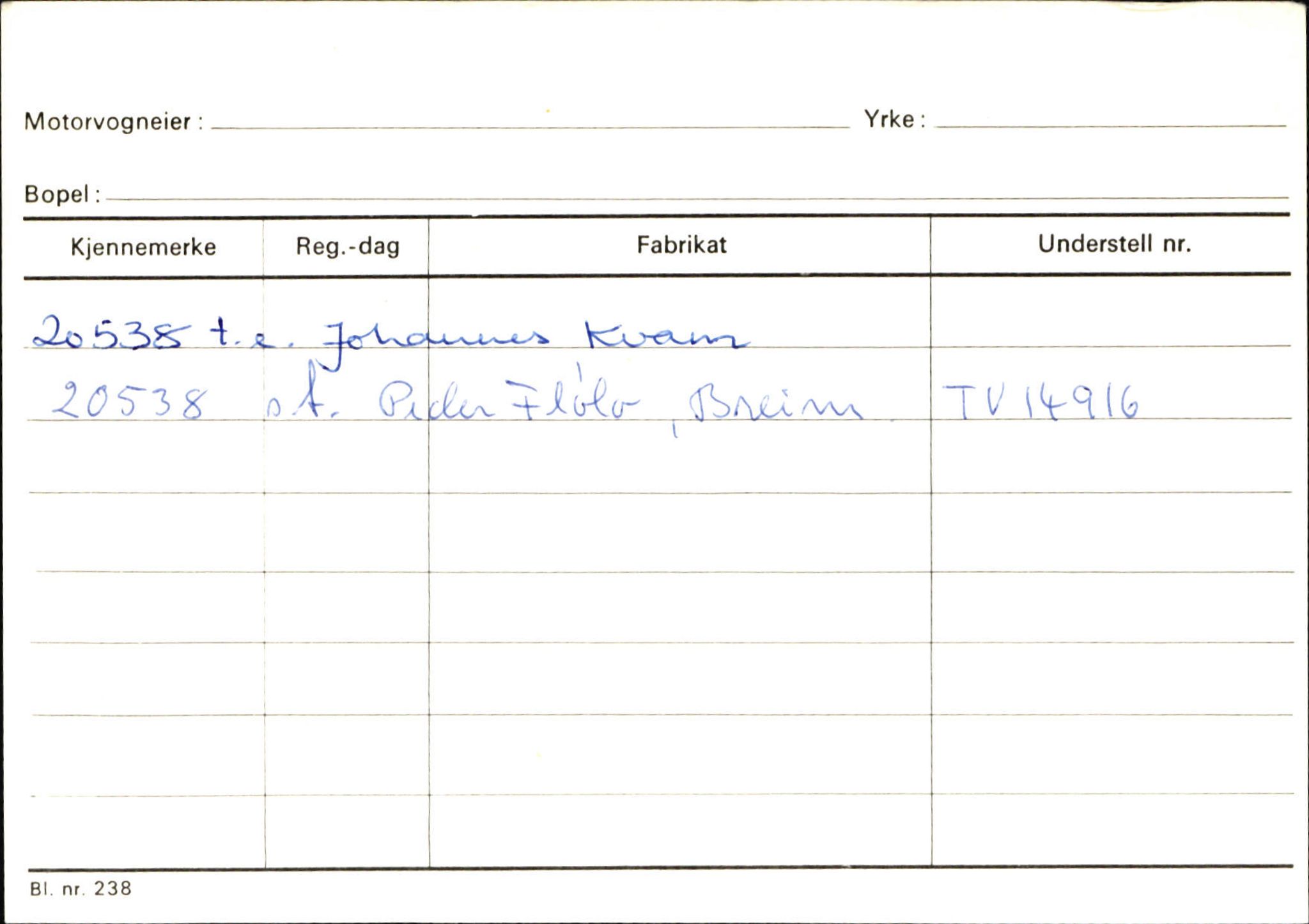 Statens vegvesen, Sogn og Fjordane vegkontor, AV/SAB-A-5301/4/F/L0132: Eigarregister Askvoll A-Å. Balestrand A-Å, 1945-1975, p. 2051