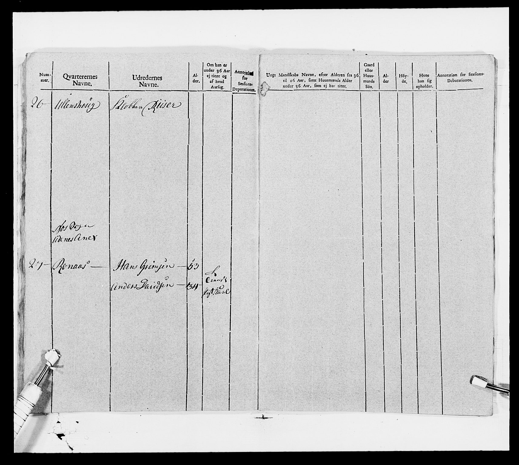 Generalitets- og kommissariatskollegiet, Det kongelige norske kommissariatskollegium, AV/RA-EA-5420/E/Eh/L0006: Akershusiske dragonregiment, 1796-1800, p. 260