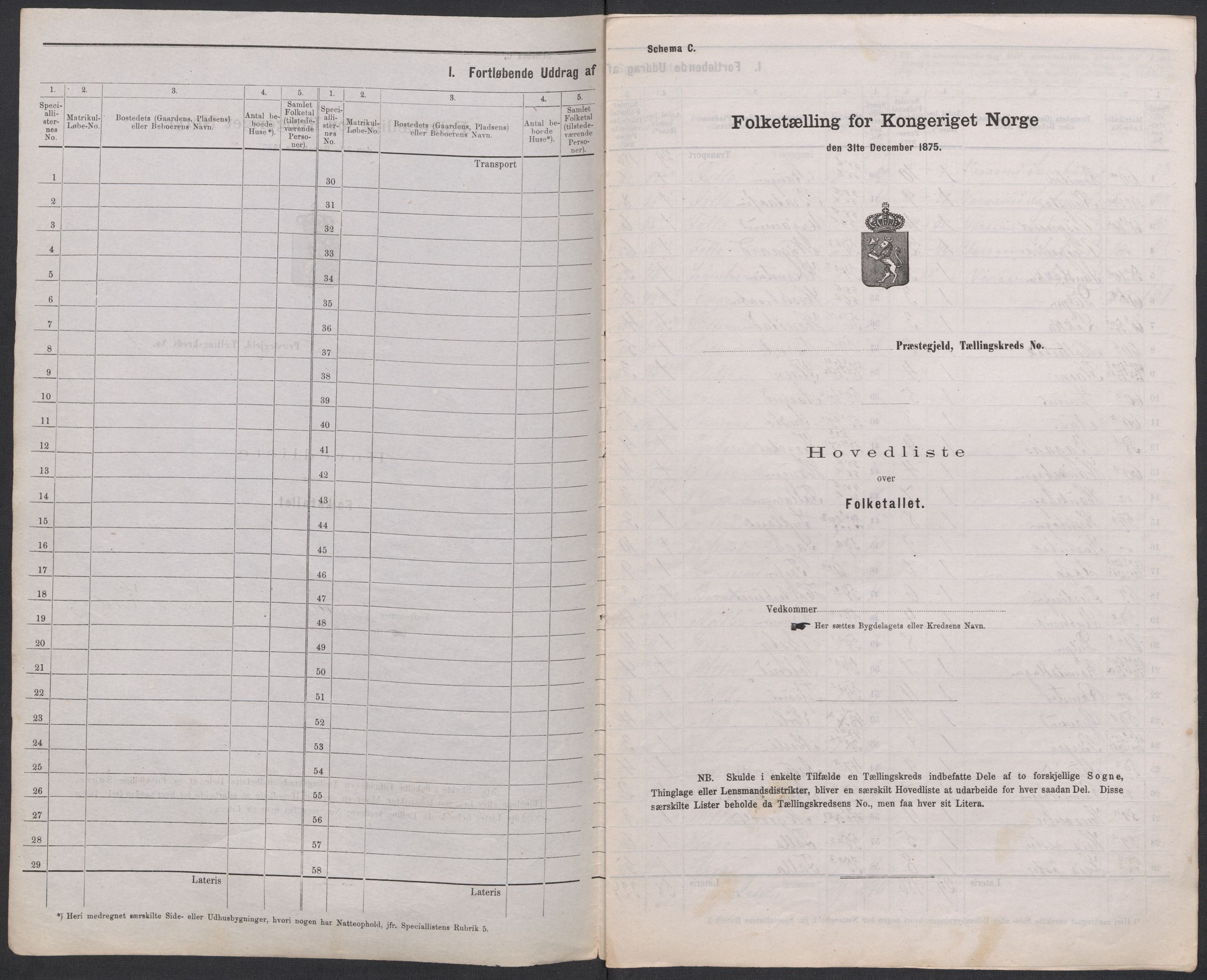 RA, 1875 census for 0227P Fet, 1875, p. 58