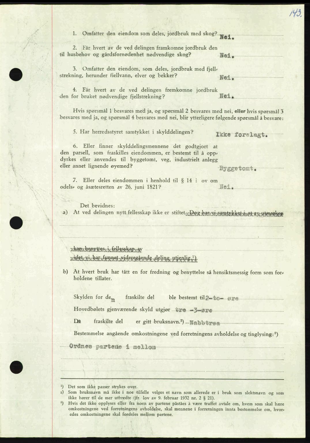 Nordmøre sorenskriveri, AV/SAT-A-4132/1/2/2Ca: Mortgage book no. A107, 1947-1948, Diary no: : 2959/1947