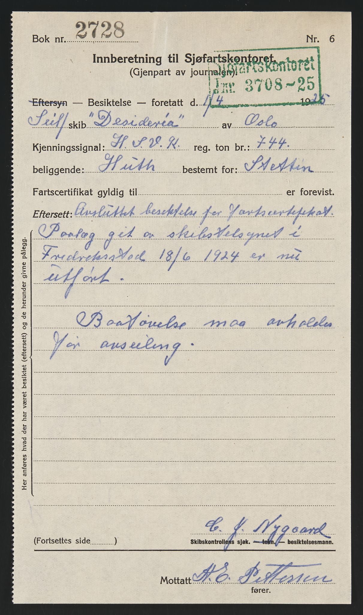 Sjøfartsdirektoratet med forløpere, skipsmapper slettede skip, AV/RA-S-4998/F/Fa/L0239: --, 1851-1931, p. 29