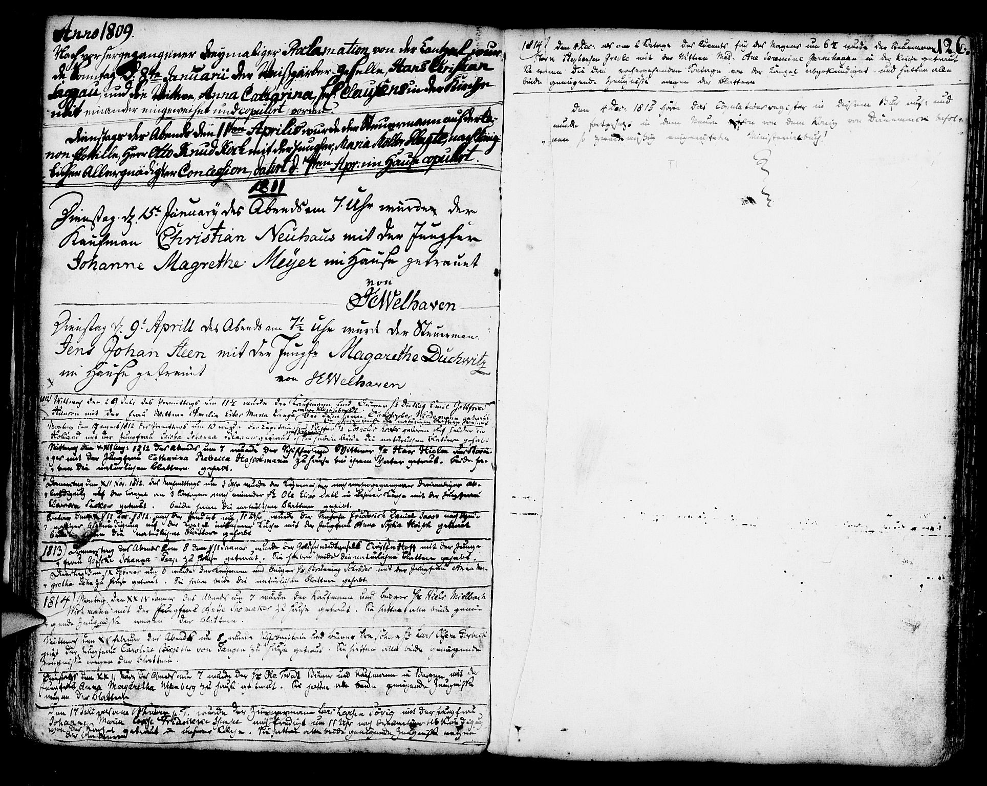 Mariakirken Sokneprestembete, AV/SAB-A-76901/H/Haa/L0003: Parish register (official) no. A 3, 1786-1815, p. 126