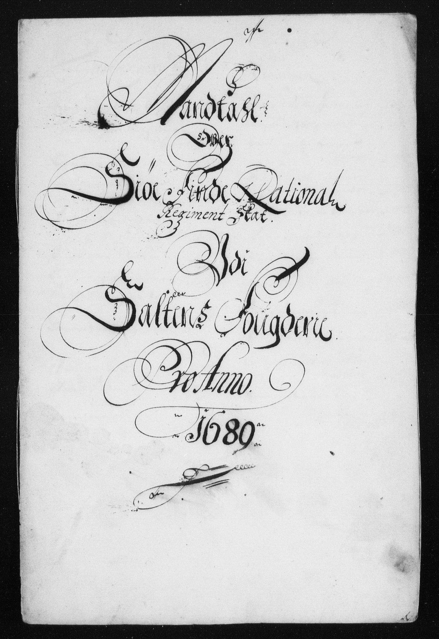 Rentekammeret inntil 1814, Reviderte regnskaper, Stiftamtstueregnskaper, Trondheim stiftamt og Nordland amt, AV/RA-EA-6044/R/Rh/L0013: Nordland amt, 1689