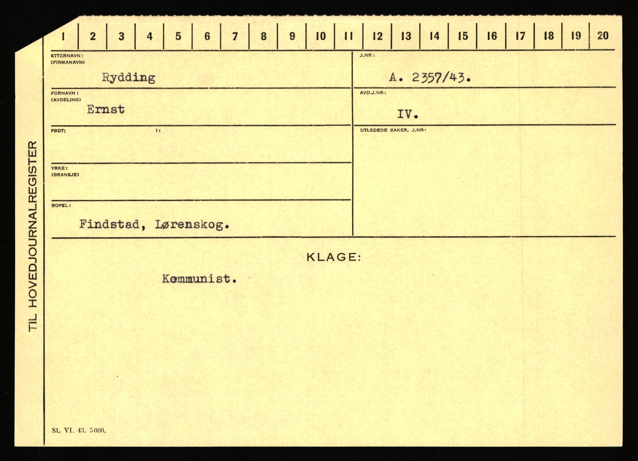 Statspolitiet - Hovedkontoret / Osloavdelingen, AV/RA-S-1329/C/Ca/L0013: Raa - Servold, 1943-1945, p. 2432