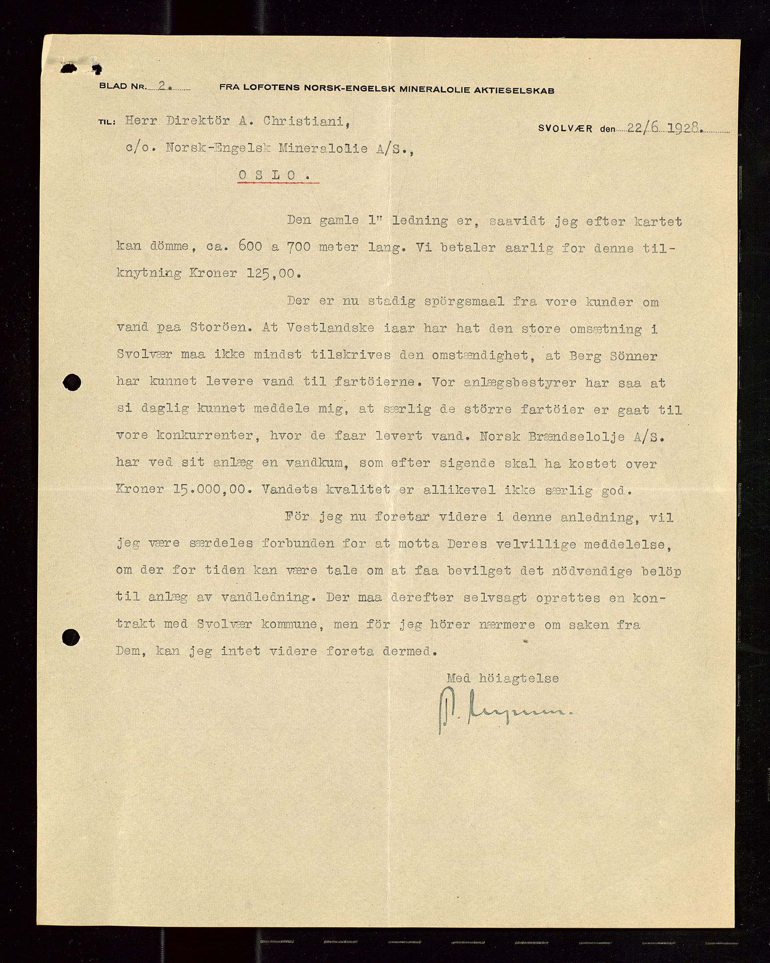 Pa 1521 - A/S Norske Shell, AV/SAST-A-101915/E/Ea/Eaa/L0023: Sjefskorrespondanse, 1928, p. 30