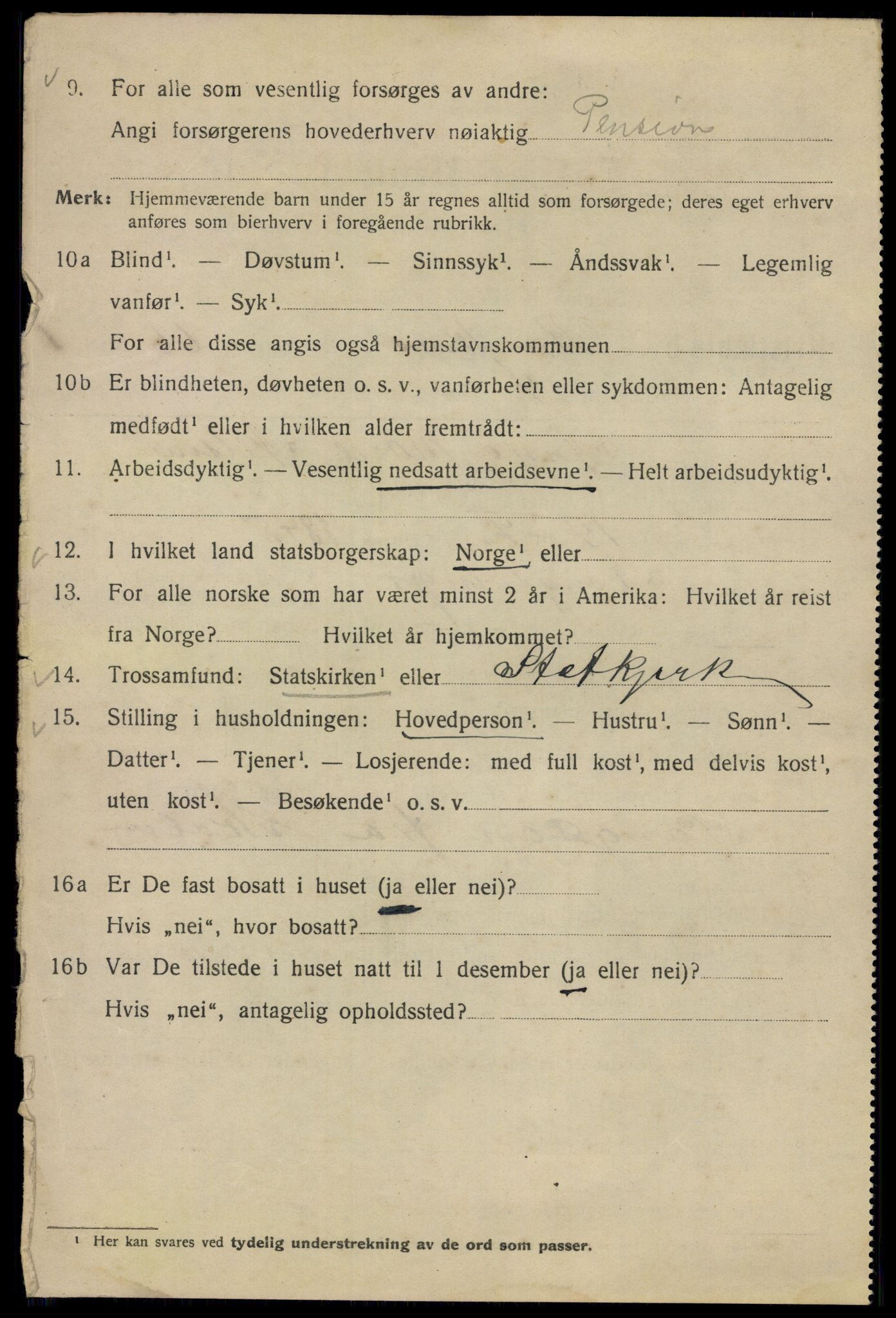 SAO, 1920 census for Kristiania, 1920, p. 173008