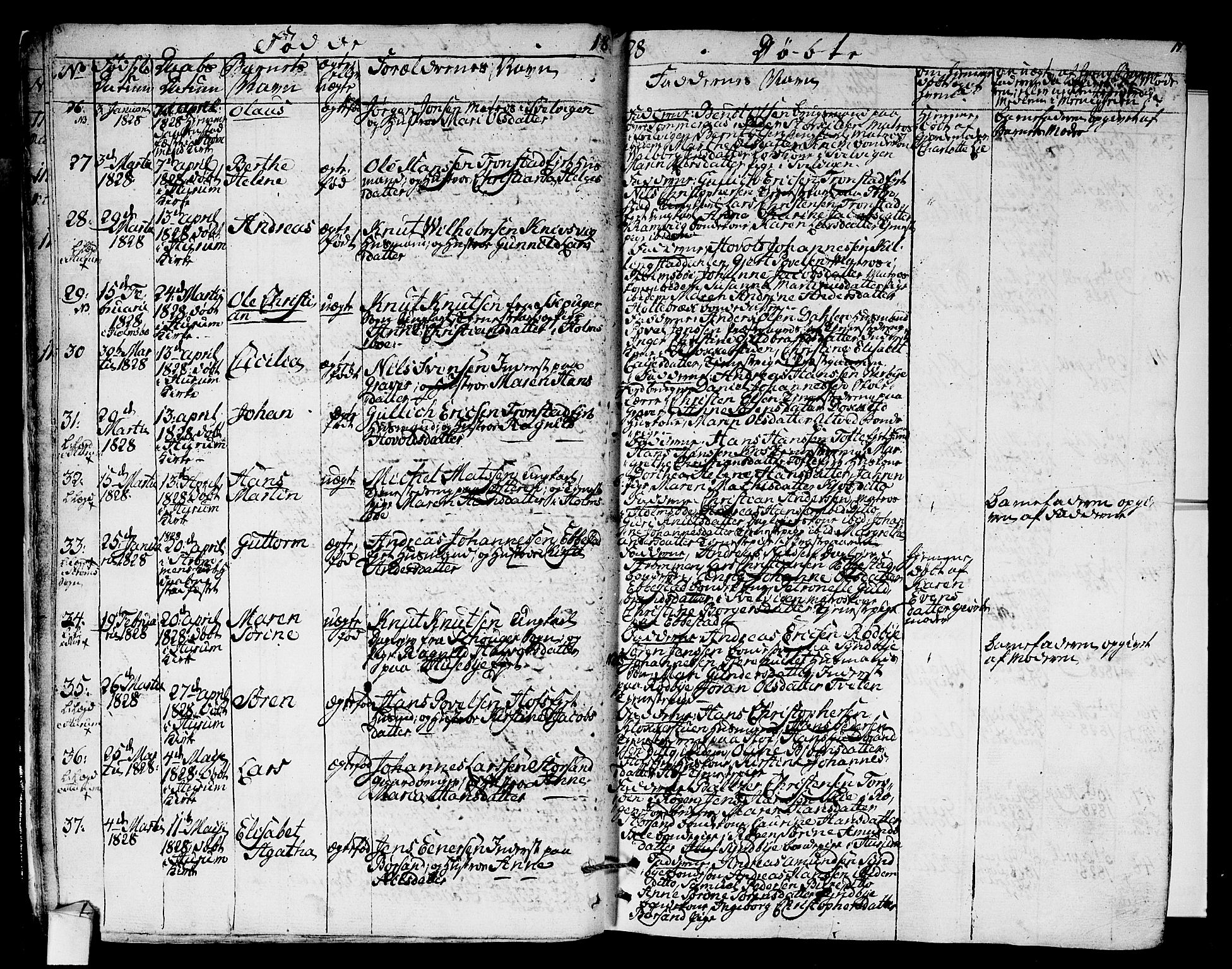 Hurum kirkebøker, AV/SAKO-A-229/F/Fa/L0010: Parish register (official) no. 10, 1827-1846, p. 17