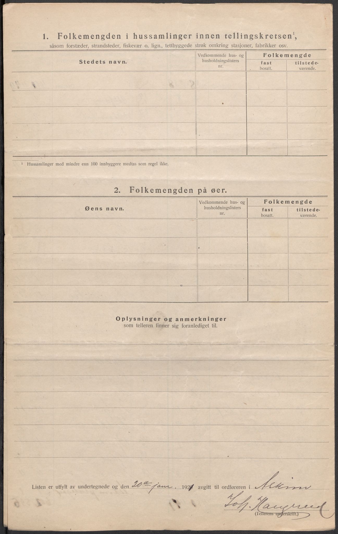 SAO, 1920 census for Askim, 1920, p. 18