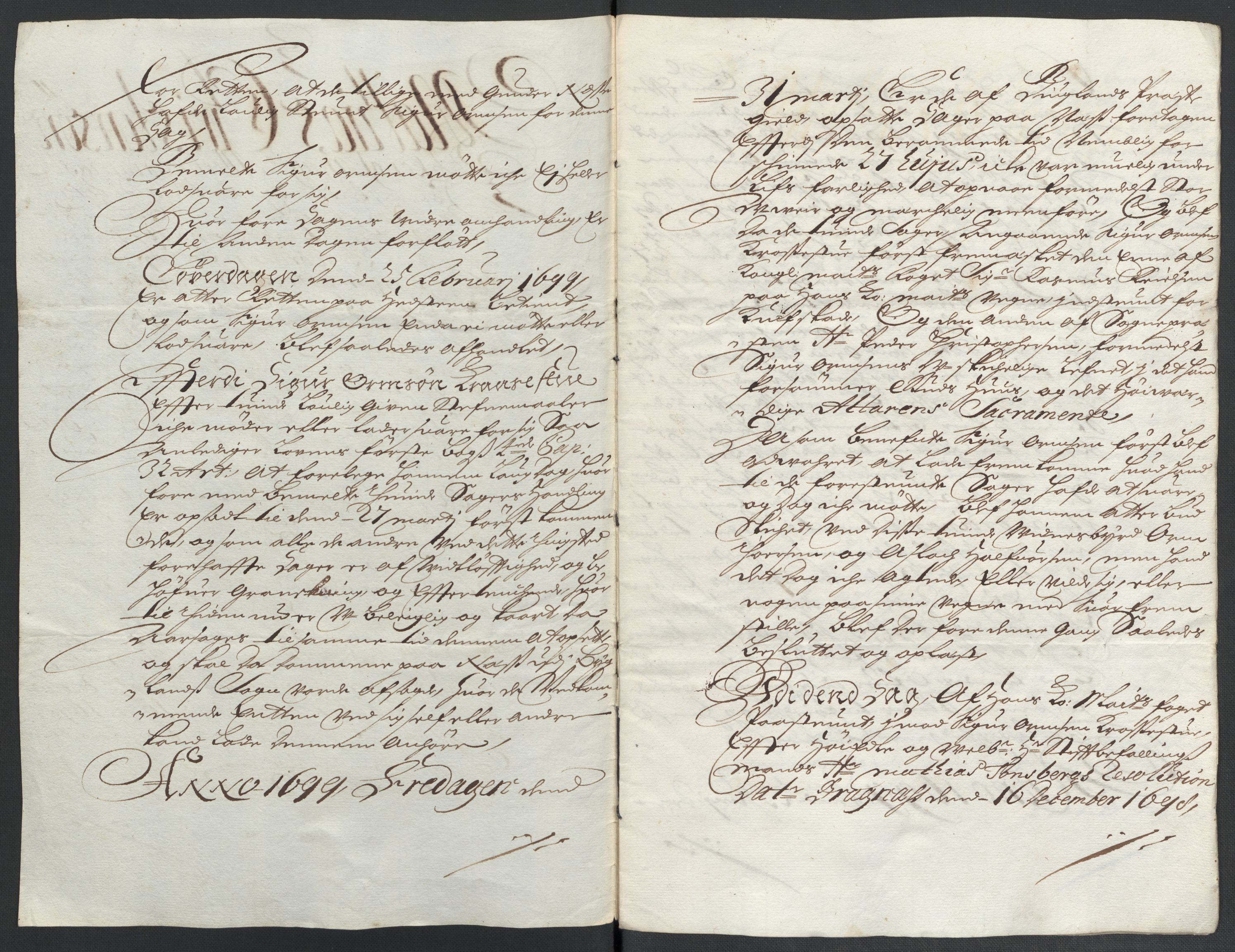 Rentekammeret inntil 1814, Reviderte regnskaper, Fogderegnskap, AV/RA-EA-4092/R40/L2445: Fogderegnskap Råbyggelag, 1697-1699, p. 269