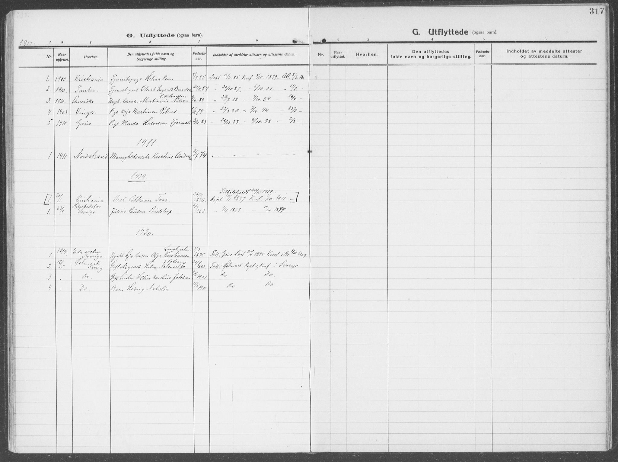 Brandval prestekontor, AV/SAH-PREST-034/H/Ha/Haa/L0004: Parish register (official) no. 4, 1910-1924, p. 317