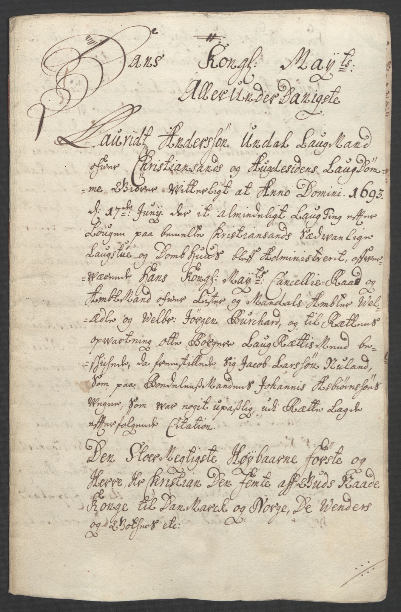 Rentekammeret inntil 1814, Reviderte regnskaper, Fogderegnskap, RA/EA-4092/R43/L2545: Fogderegnskap Lista og Mandal, 1694-1695, p. 53