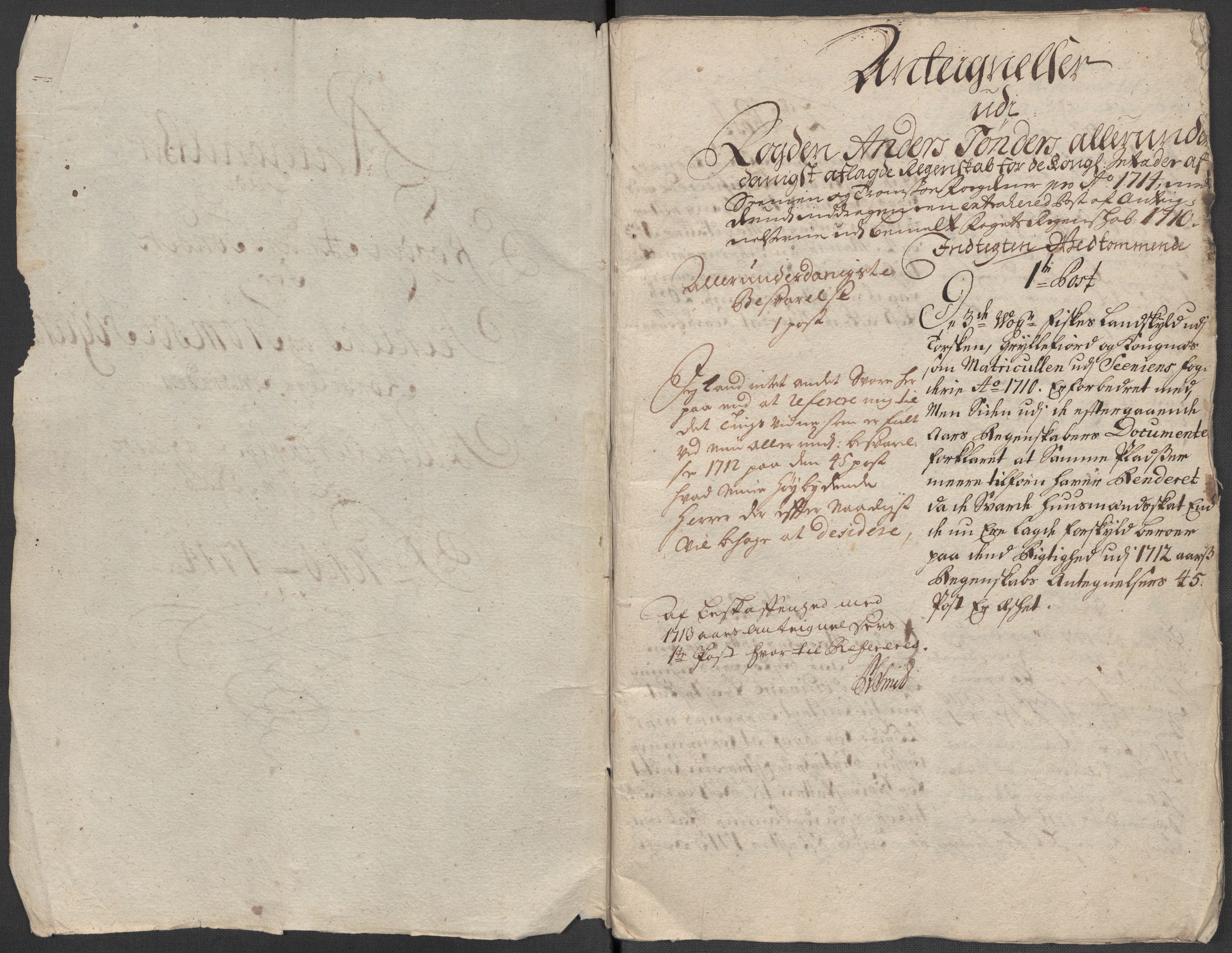 Rentekammeret inntil 1814, Reviderte regnskaper, Fogderegnskap, AV/RA-EA-4092/R68/L4760: Fogderegnskap Senja og Troms, 1714, p. 351