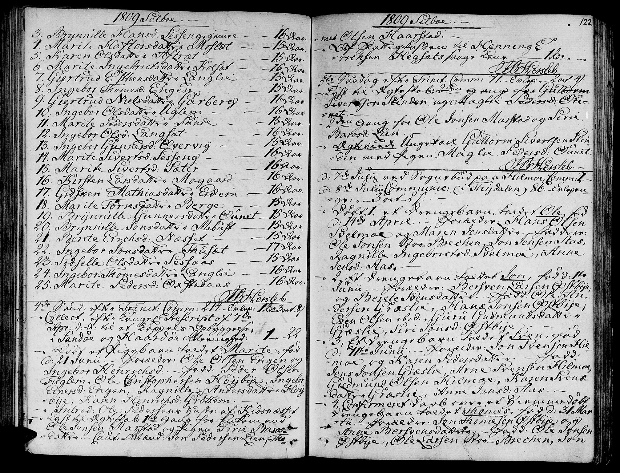 Ministerialprotokoller, klokkerbøker og fødselsregistre - Sør-Trøndelag, SAT/A-1456/695/L1140: Parish register (official) no. 695A03, 1801-1815, p. 122
