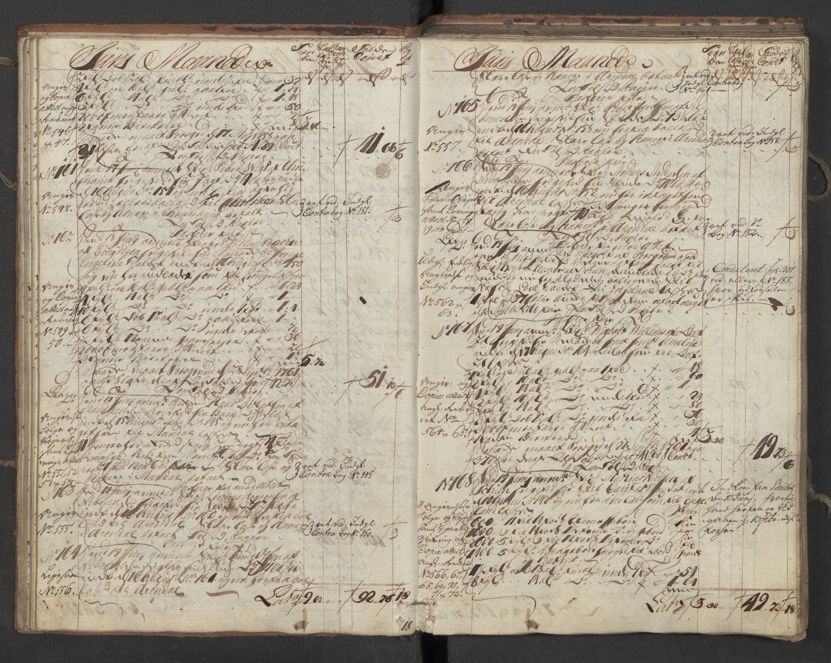 Generaltollkammeret, tollregnskaper, AV/RA-EA-5490/R12/L0047/0001: Tollregnskaper Langesund / Utgående hovedtollbok, 1762, p. 29b-30a