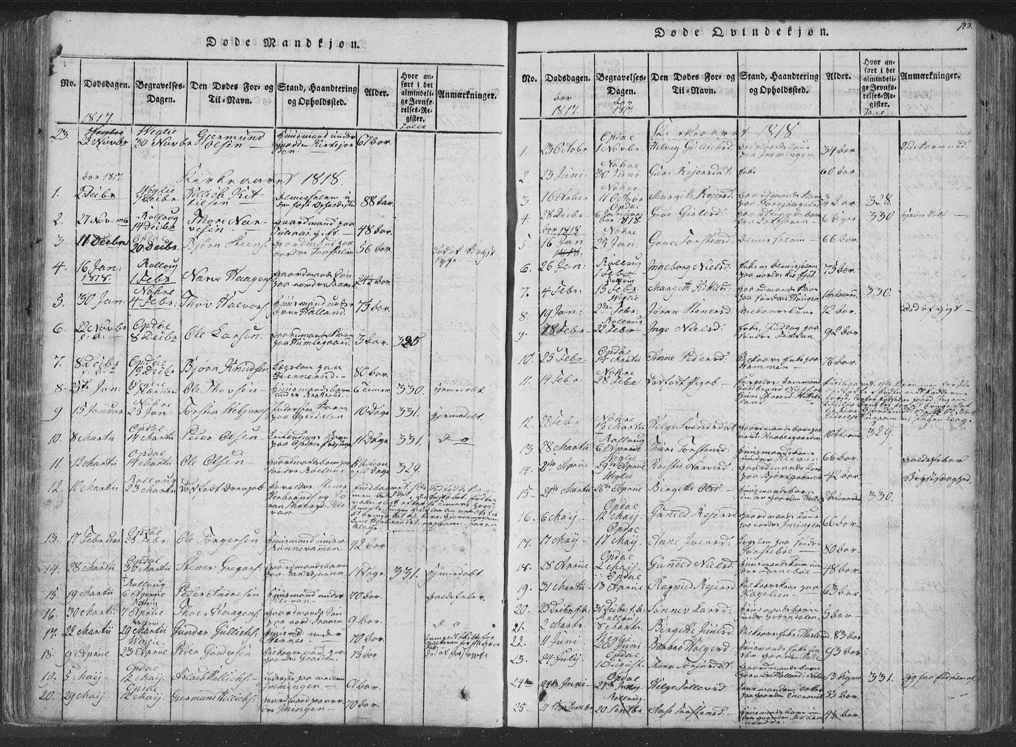 Rollag kirkebøker, SAKO/A-240/F/Fa/L0006: Parish register (official) no. I 6, 1814-1828, p. 102
